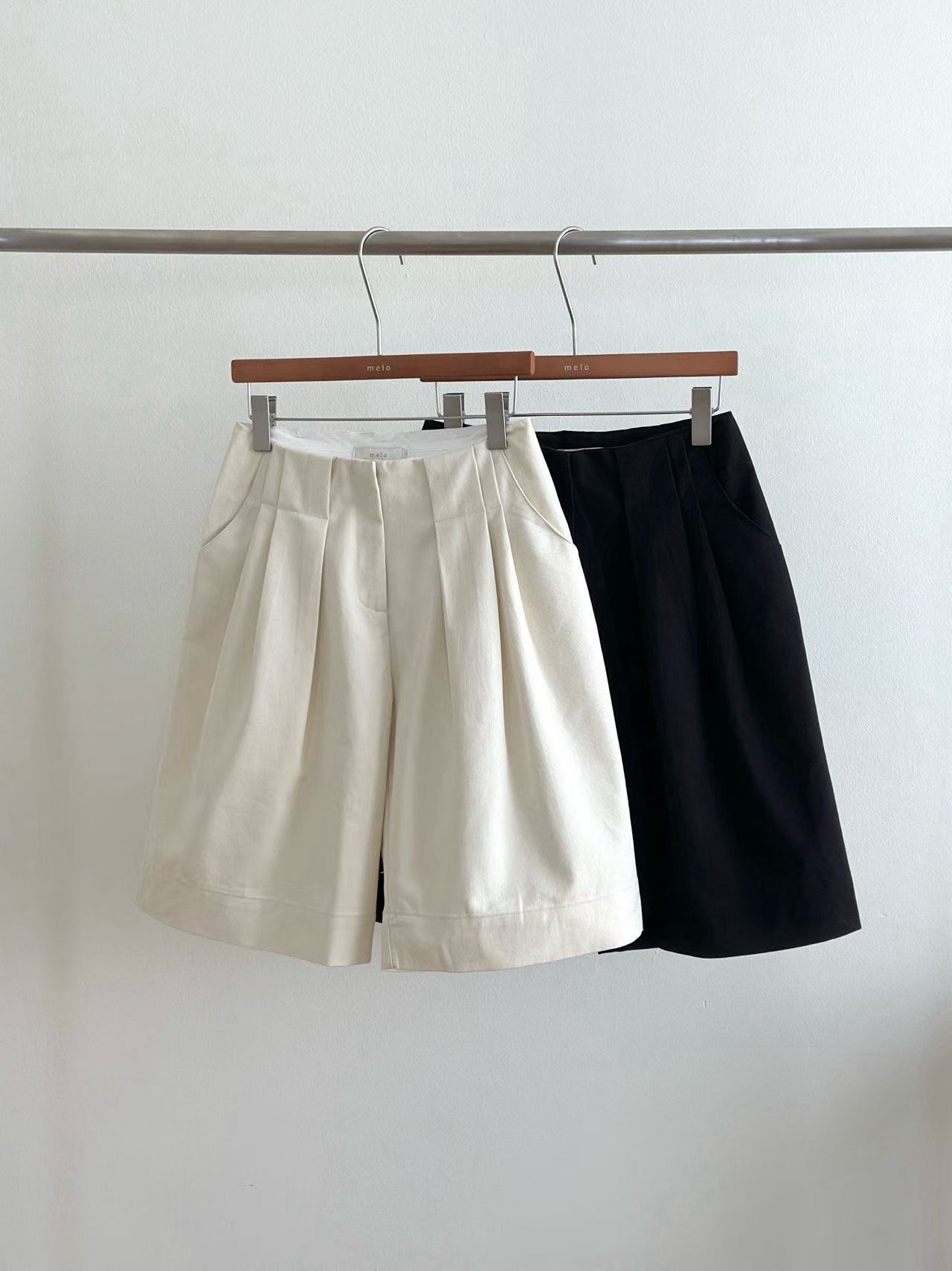 ML6056 舒適壓摺五分褲