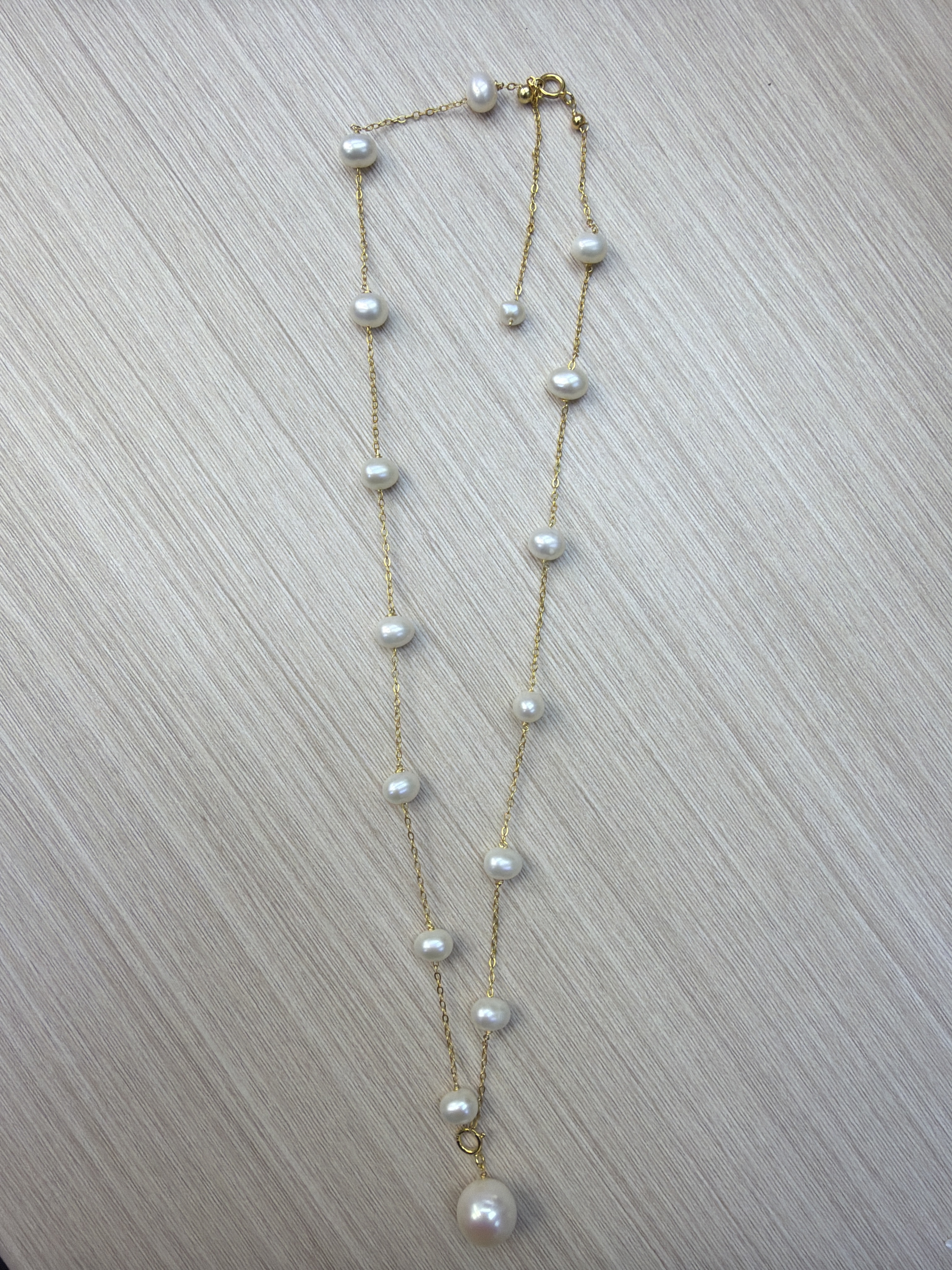 RK26 淡水珍珠滿天星頸鏈 約6mm**送淡水珍珠吊墜一粒 約10mm (SGN0620001)