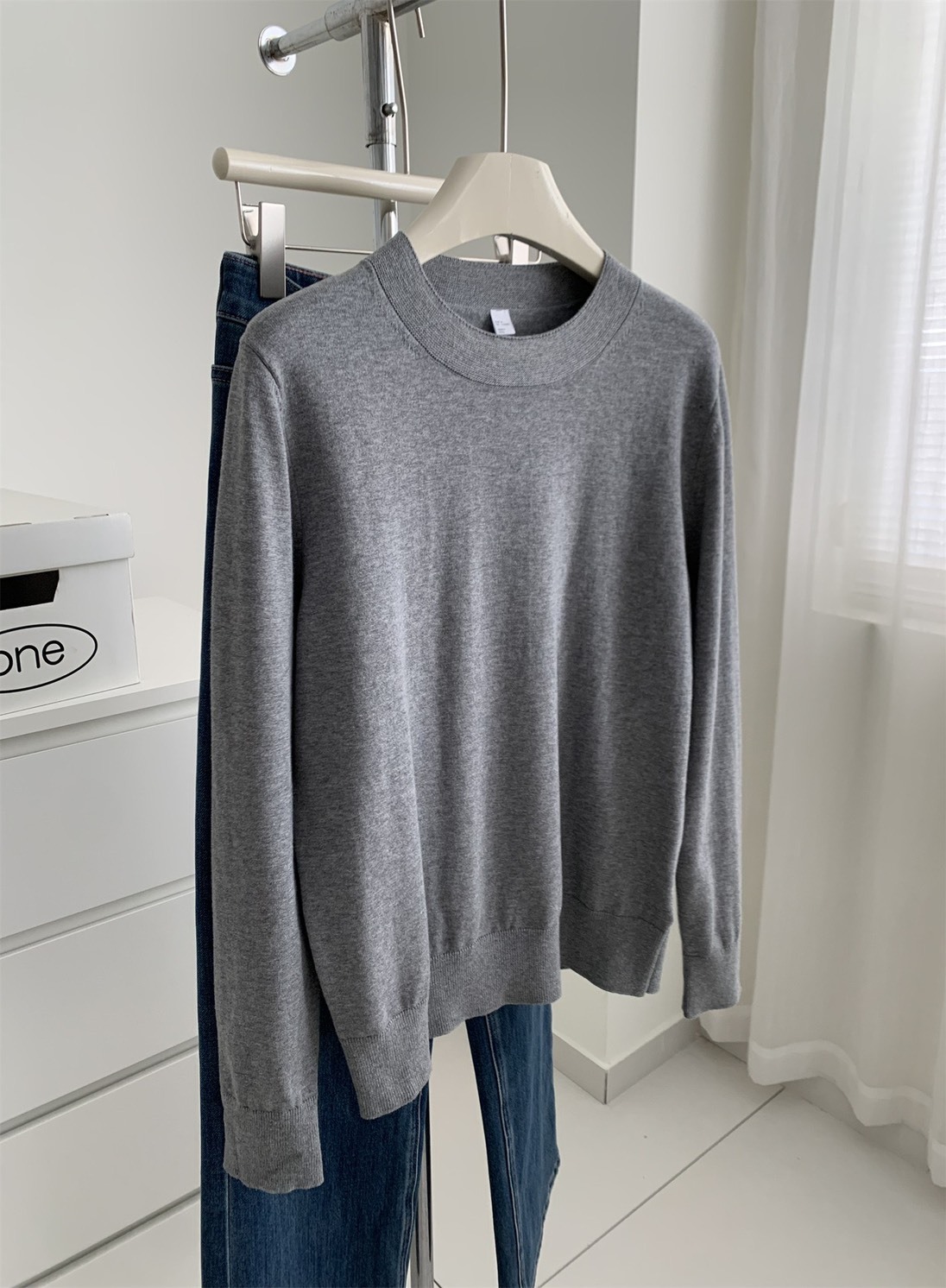 No.1658 老錢圓領針織打底衫