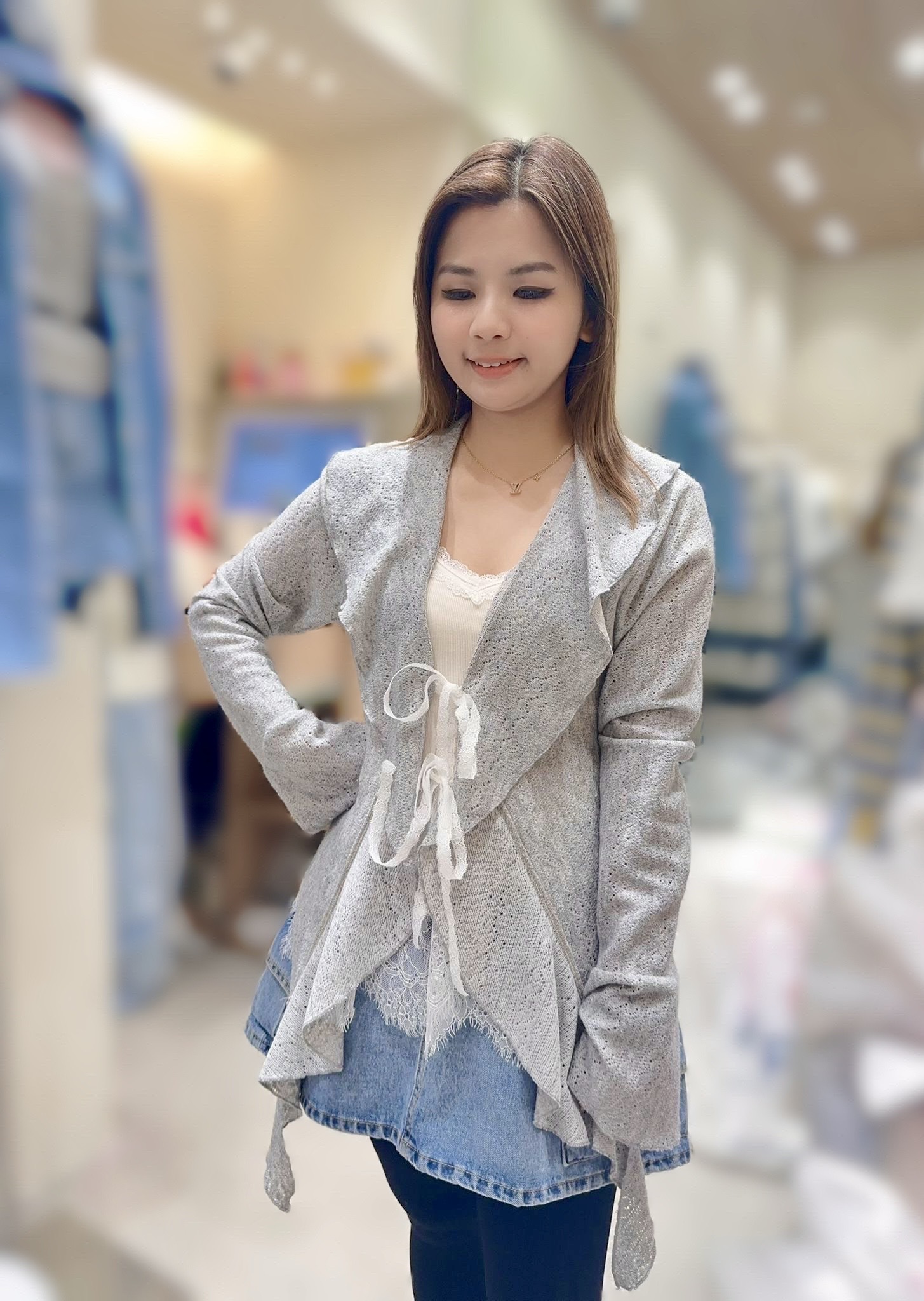 FW03 開胸 長 19.5$519 (一口價)