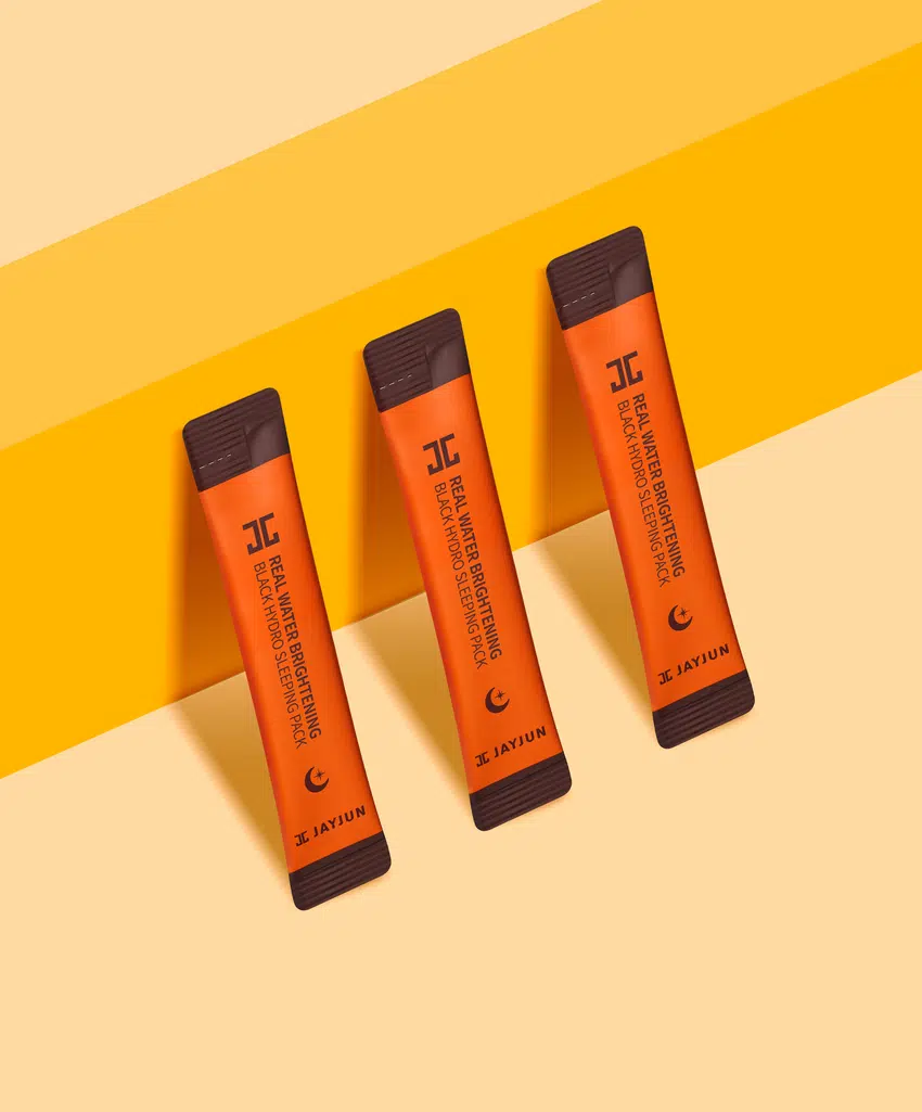 JAYJUN 黑色水光亮白保濕睡眠面膜【一盒10條】