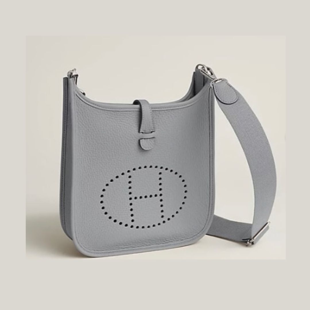 1YK0312-026 [HERMES] Evelyne 23 Phw G Stamp Gris Pantin (BR)