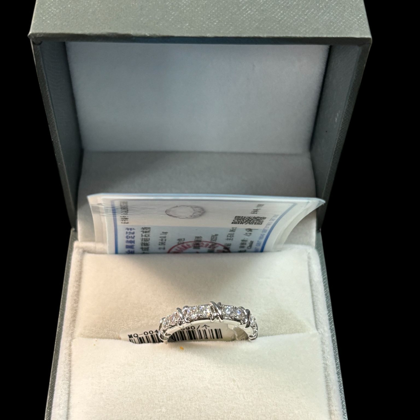 0.06 ct Moissanite Ring