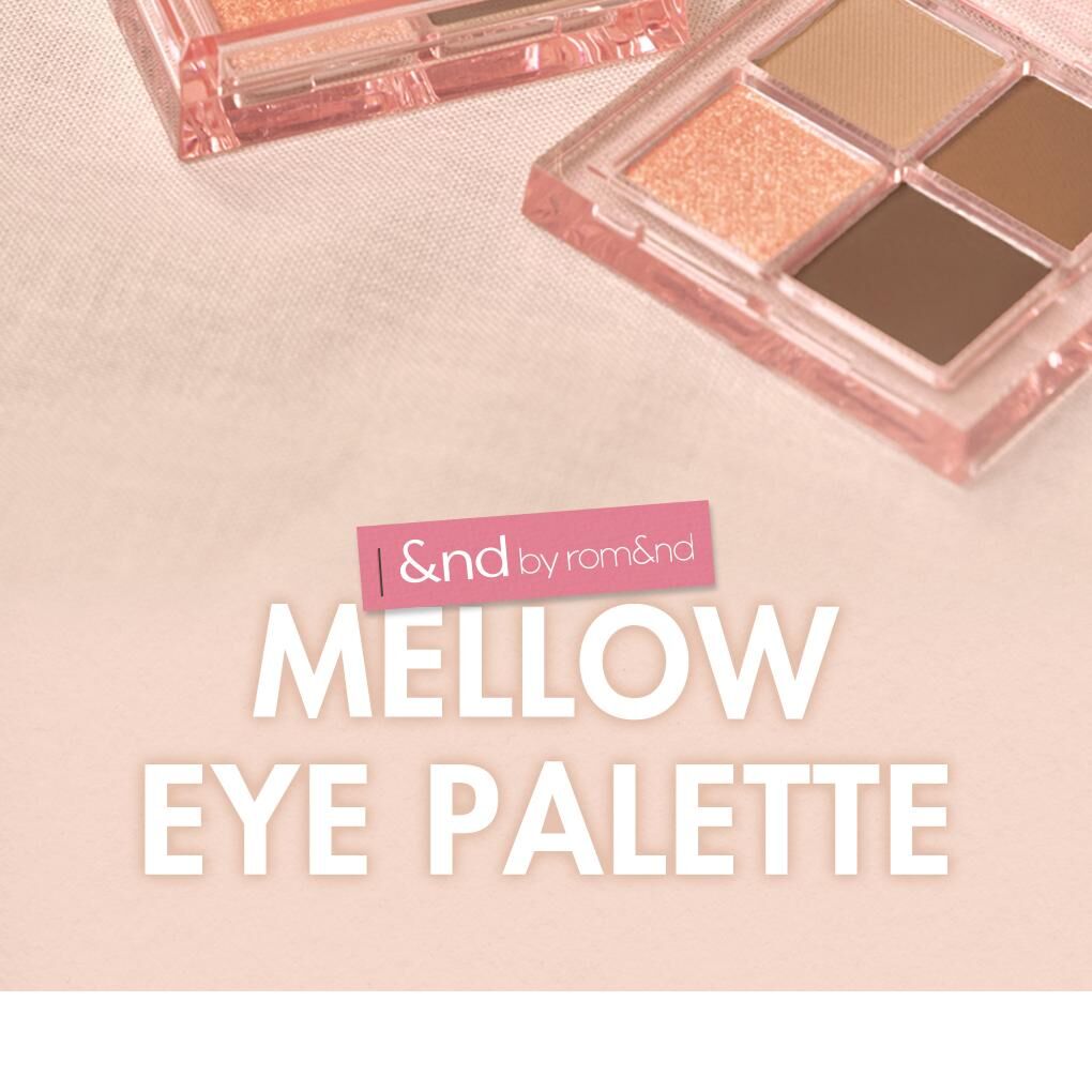 ROMAND 雲霧絲絨眼影盤推薦| Mellow Eye Palette | 絲滑柔霧、零掉粉