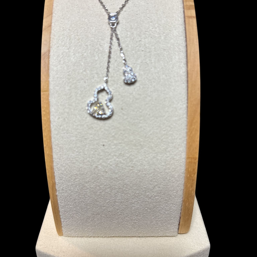 Double Gourd Zircon Pendan