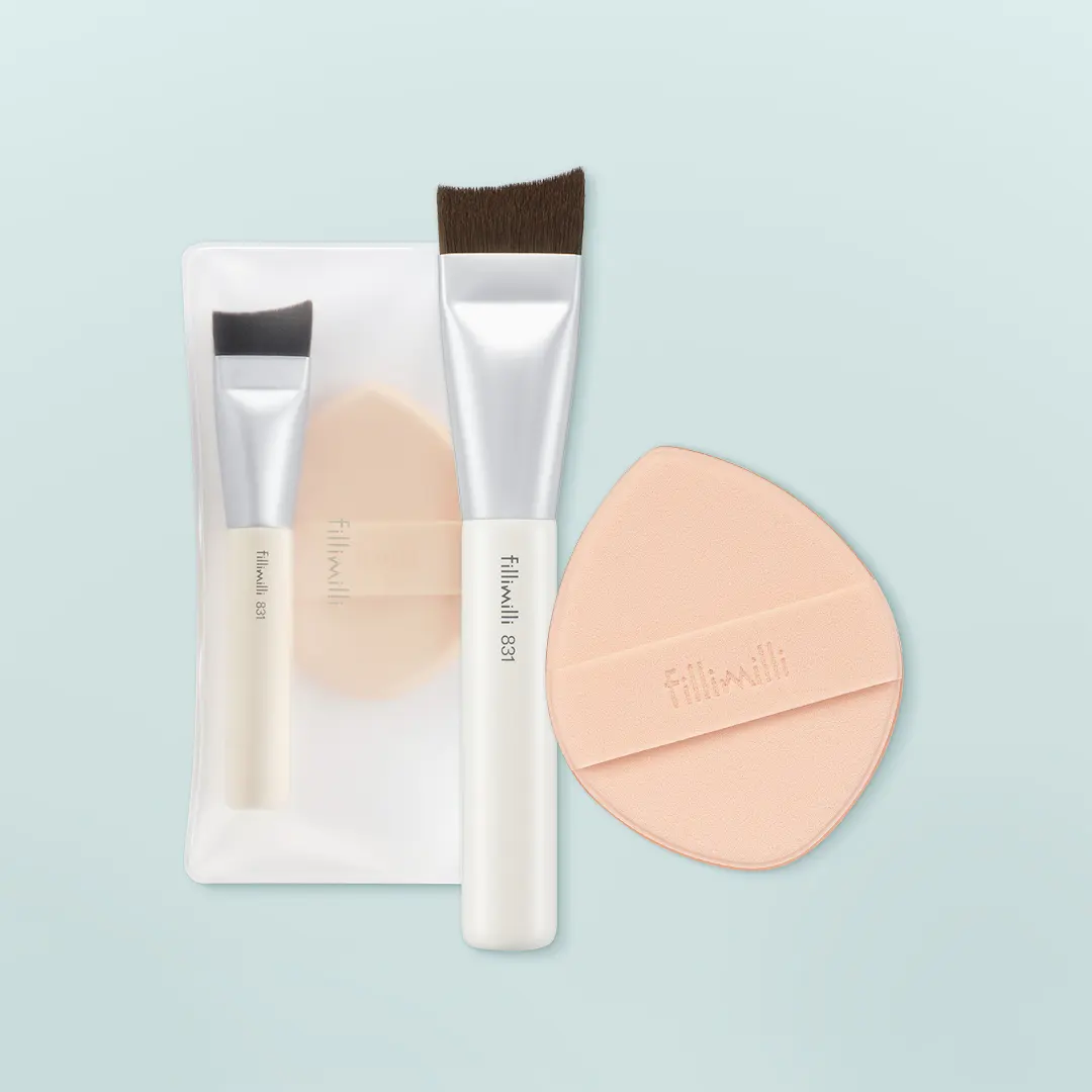 FILLIMILLI 柔霧大師 831 刷具 & 粉撲組合