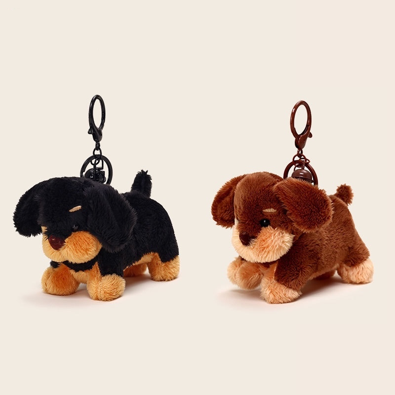 《03103》胖嘟嘟臘腸吊飾(搖晃有聲音喔!)