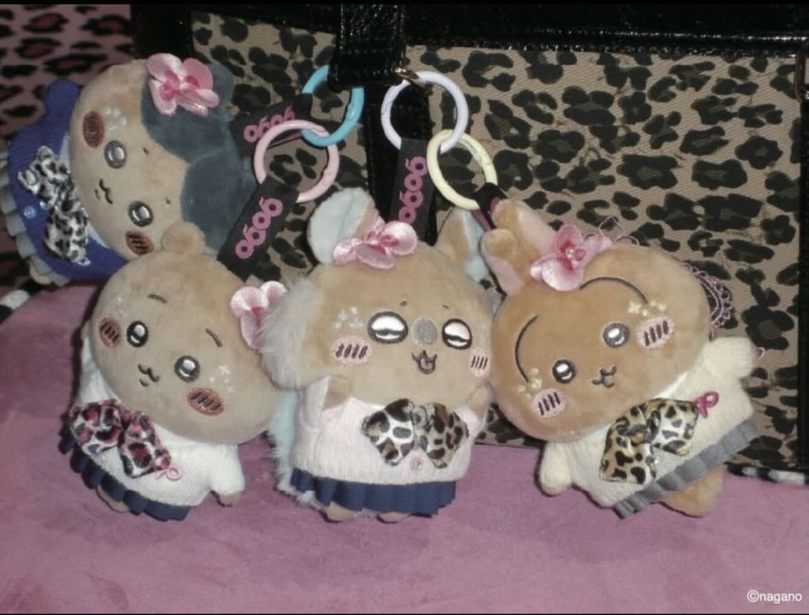 9090 girls X ちいかわ吉伊卡哇 掛件