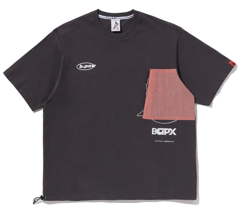 【BAPE X 倉石一樹】0307 發售 寬版“BAPX” POCKET SHORT SLEEVES TEE