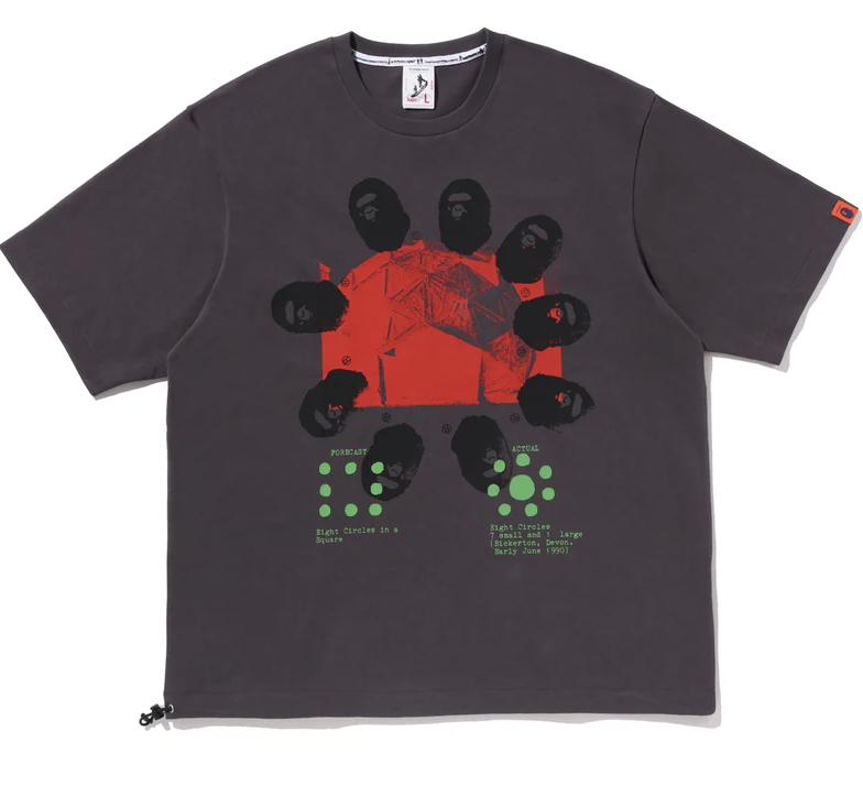 【BAPE X 倉石一樹】0307 發售 寬版“GEODESIE” SHORT SLEEVES TEE