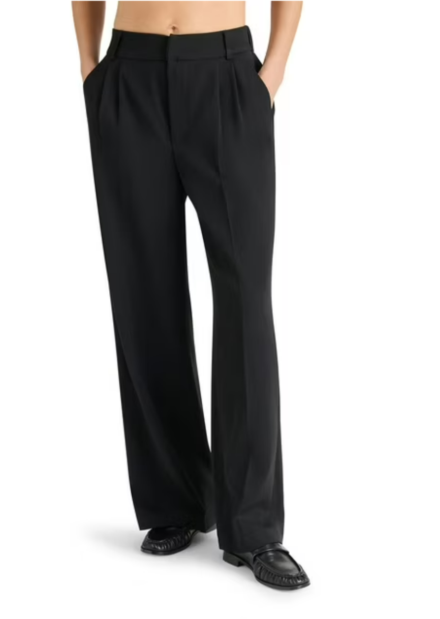 [S] STEVE MADDEN BLACK TROUSER, DM43408W-BLACK (SSM264)