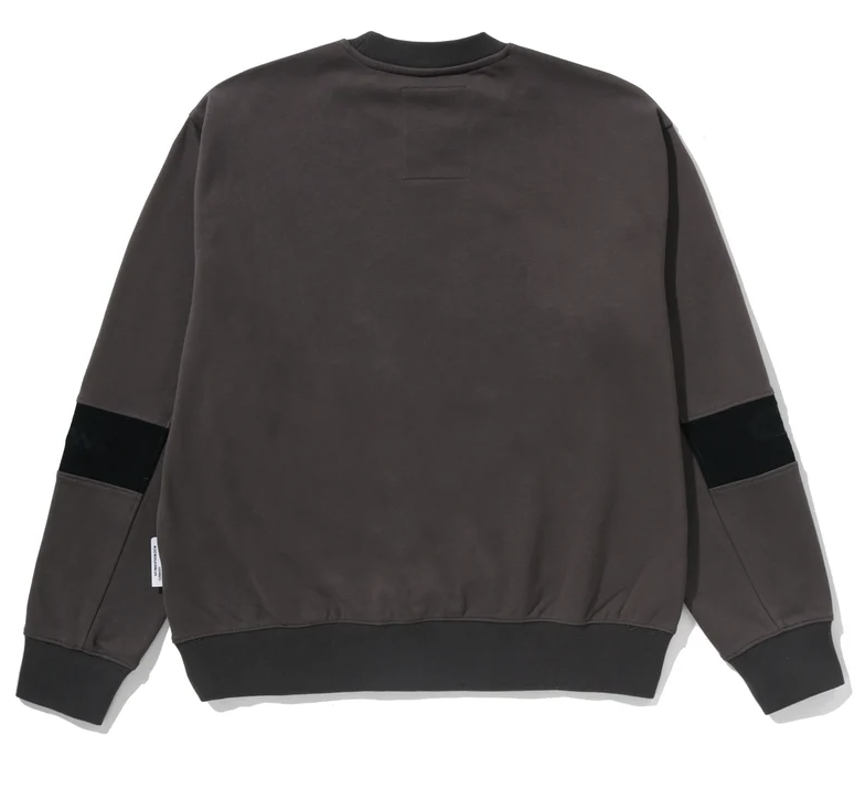 【BAPE X 倉石一樹】0307 發售 寬版COLLEGE LOGO PANEL SWEATSHIRT