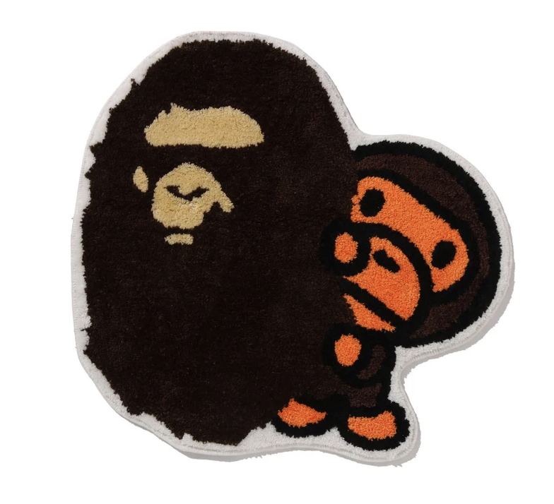 【BAPE配件】0307 發售APE HEAD & BABY MILO RUG MAT