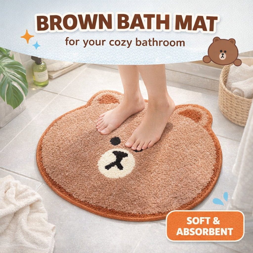 LINE FRIENDS | 浴室地毯 | 緹花地墊