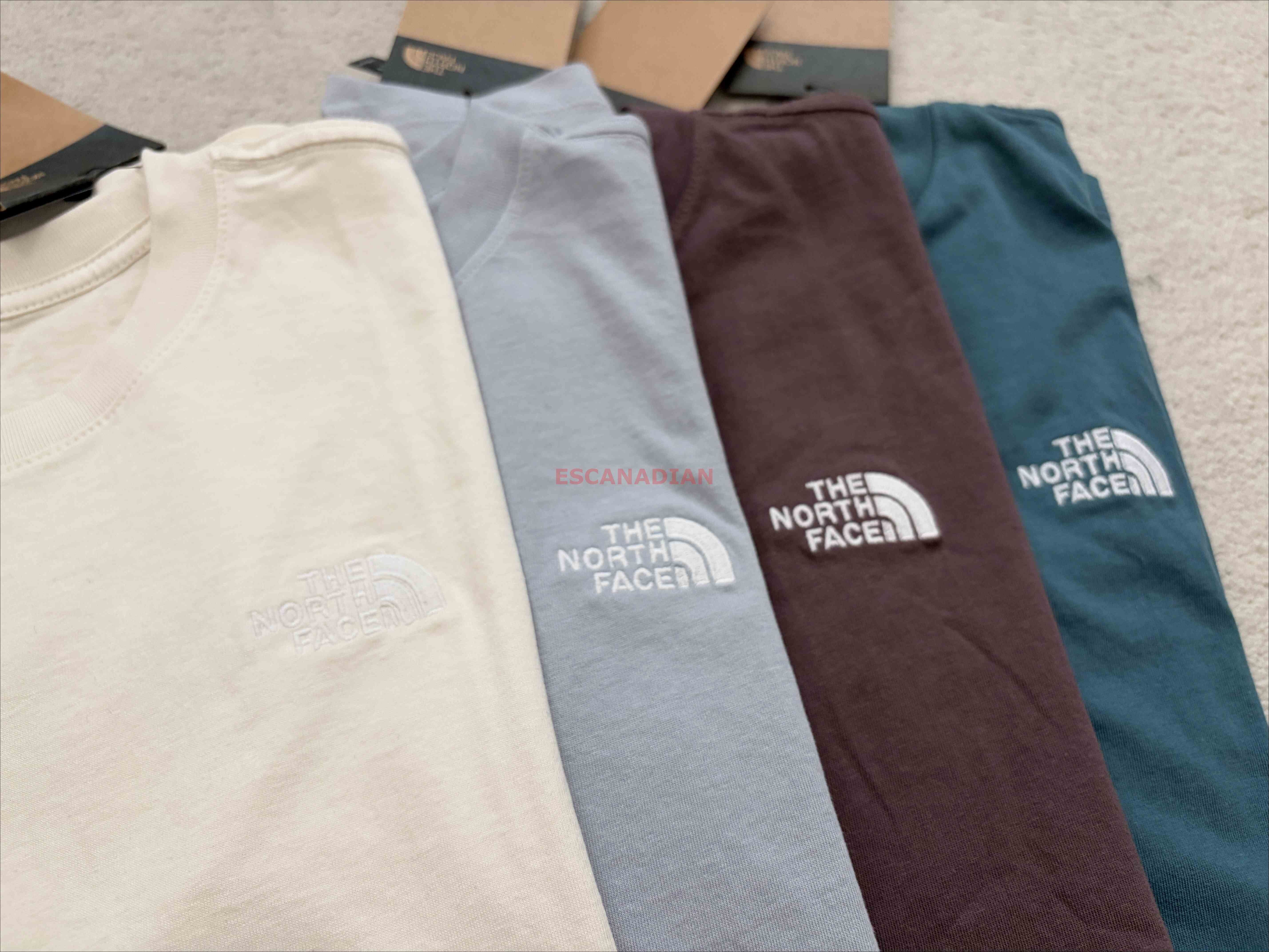 THE NORTH FACE 女大人 刺繡小標 短TEE (4色)