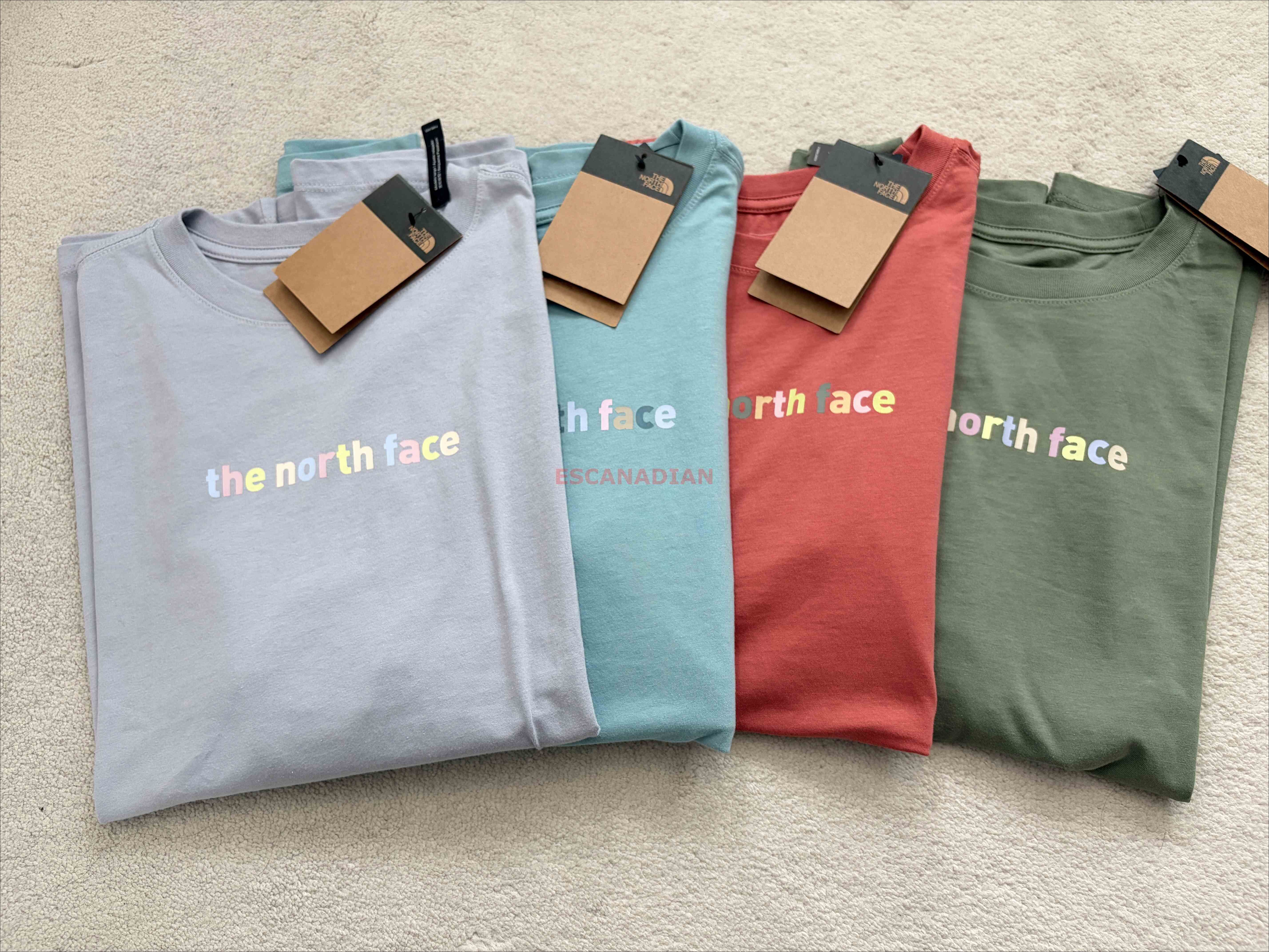 THE NORTH FACE 女大人 多色經典字樣 短TEE (4色)