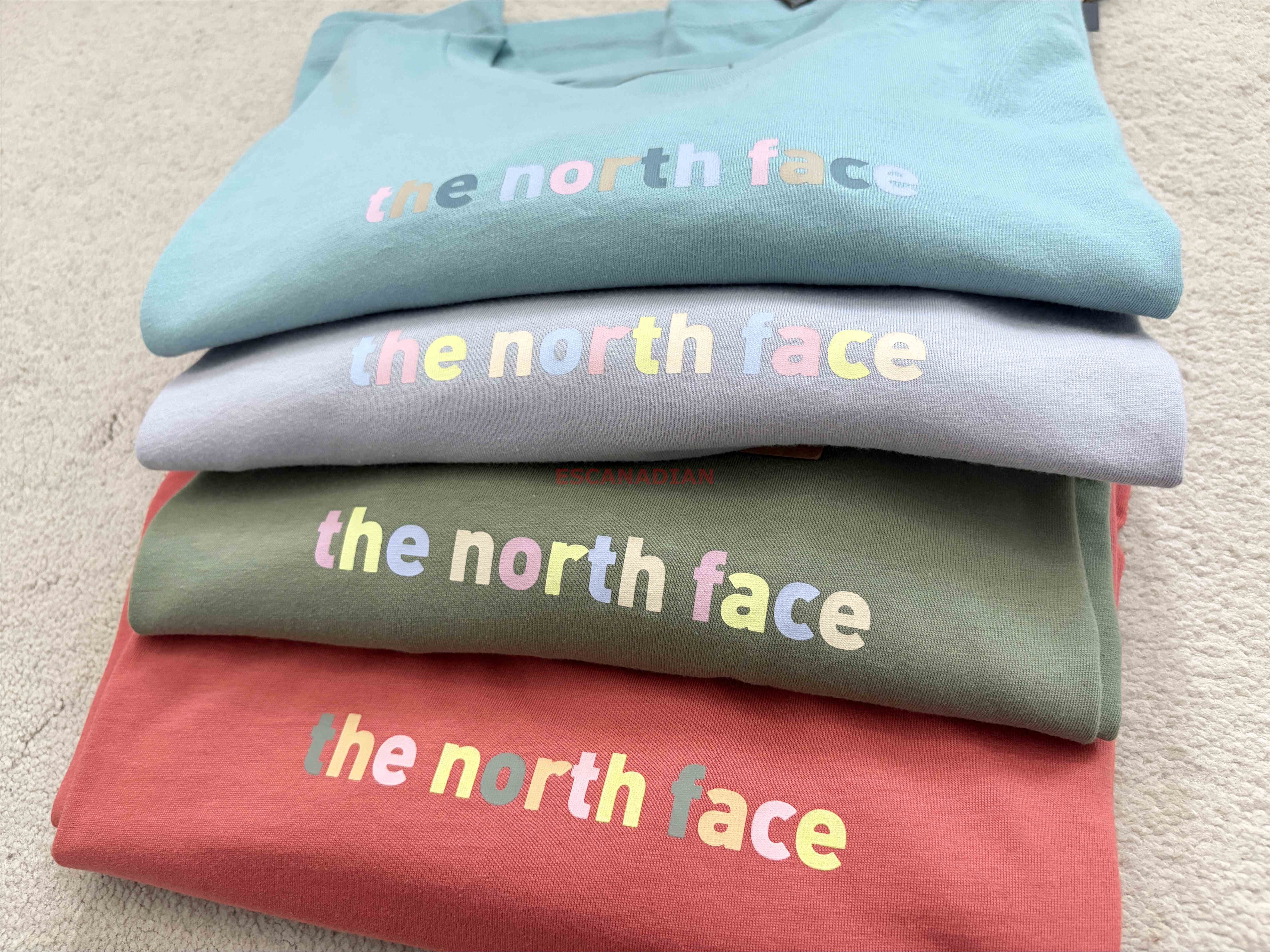 THE NORTH FACE 女大人 多色經典字樣 短TEE (4色)