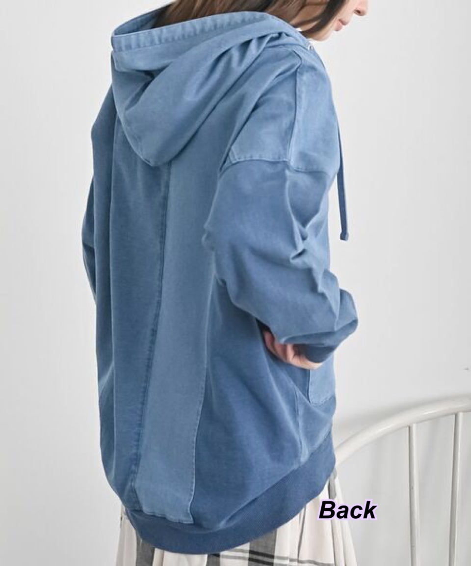 260311 新款日系女裝 牛仔zip jacket /2 色