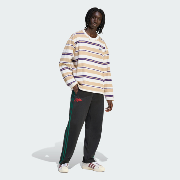 Adidas 愛迪達 Graphic Ls Tee KS6849 男 長袖上衣 休閒長袖 卡其 白 亞版