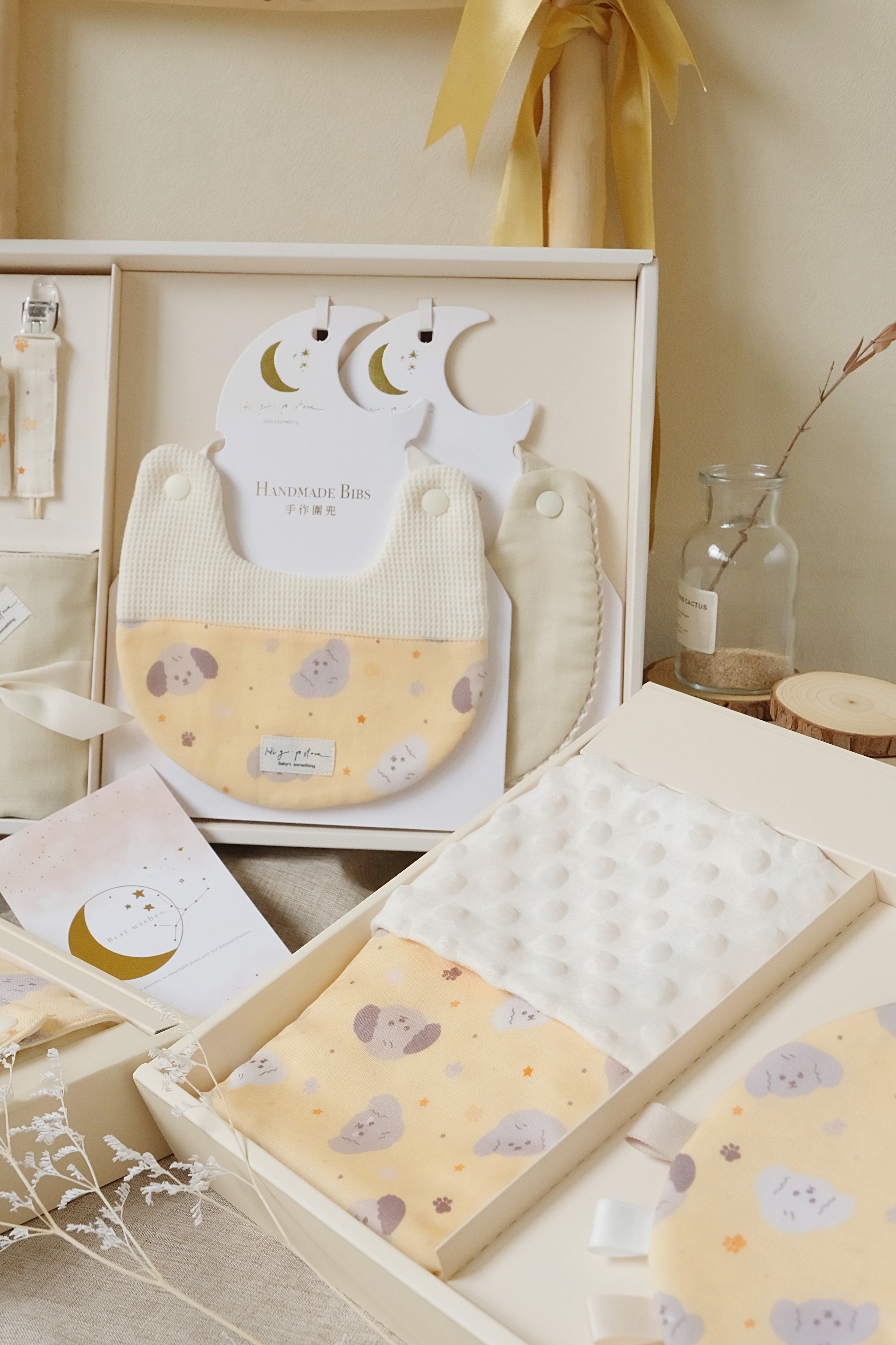 Hi Y.P store-彌月禮盒澎湃組-獨家設計-汪汪星語