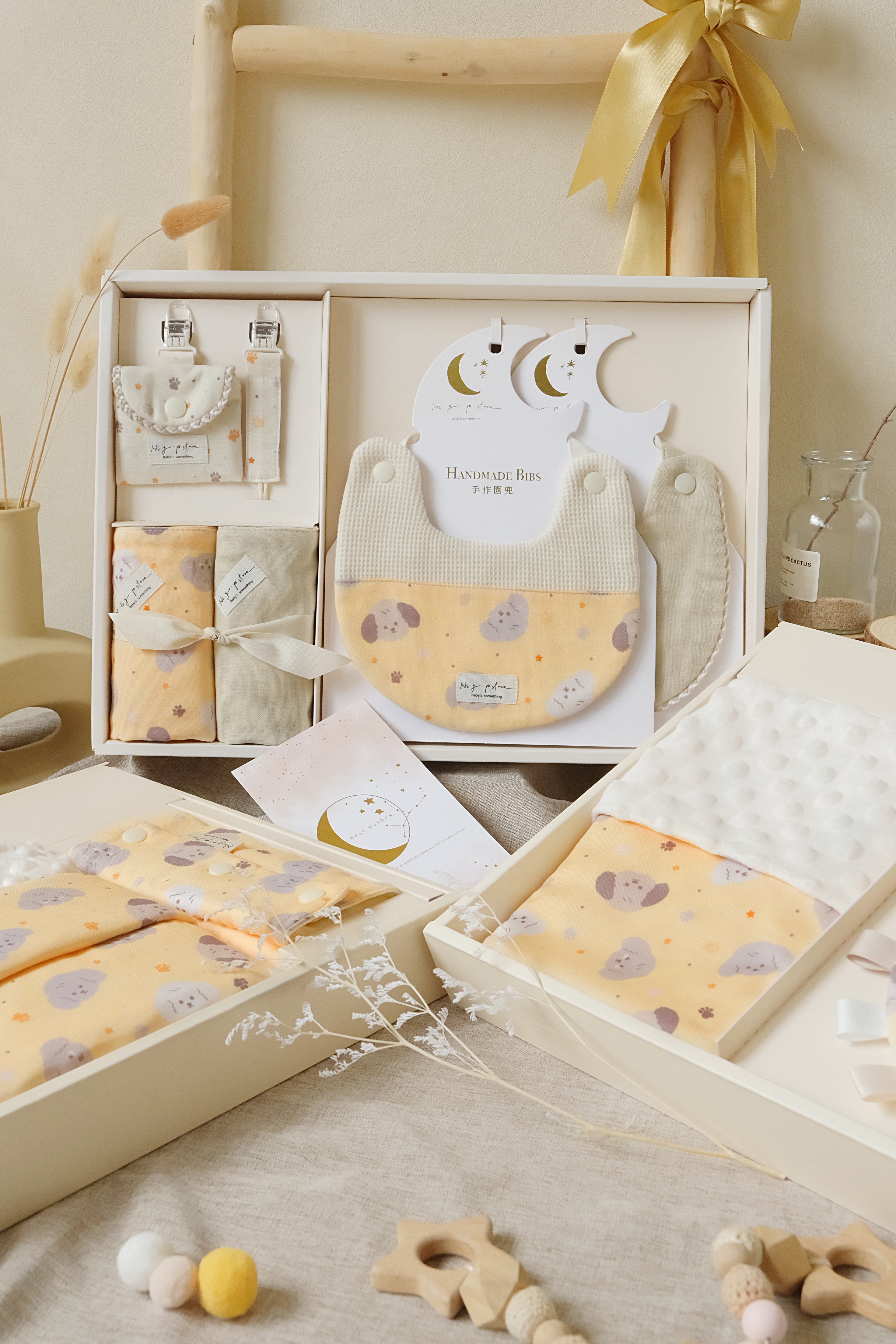 Hi Y.P store-彌月禮盒澎湃組-獨家設計-汪汪星語