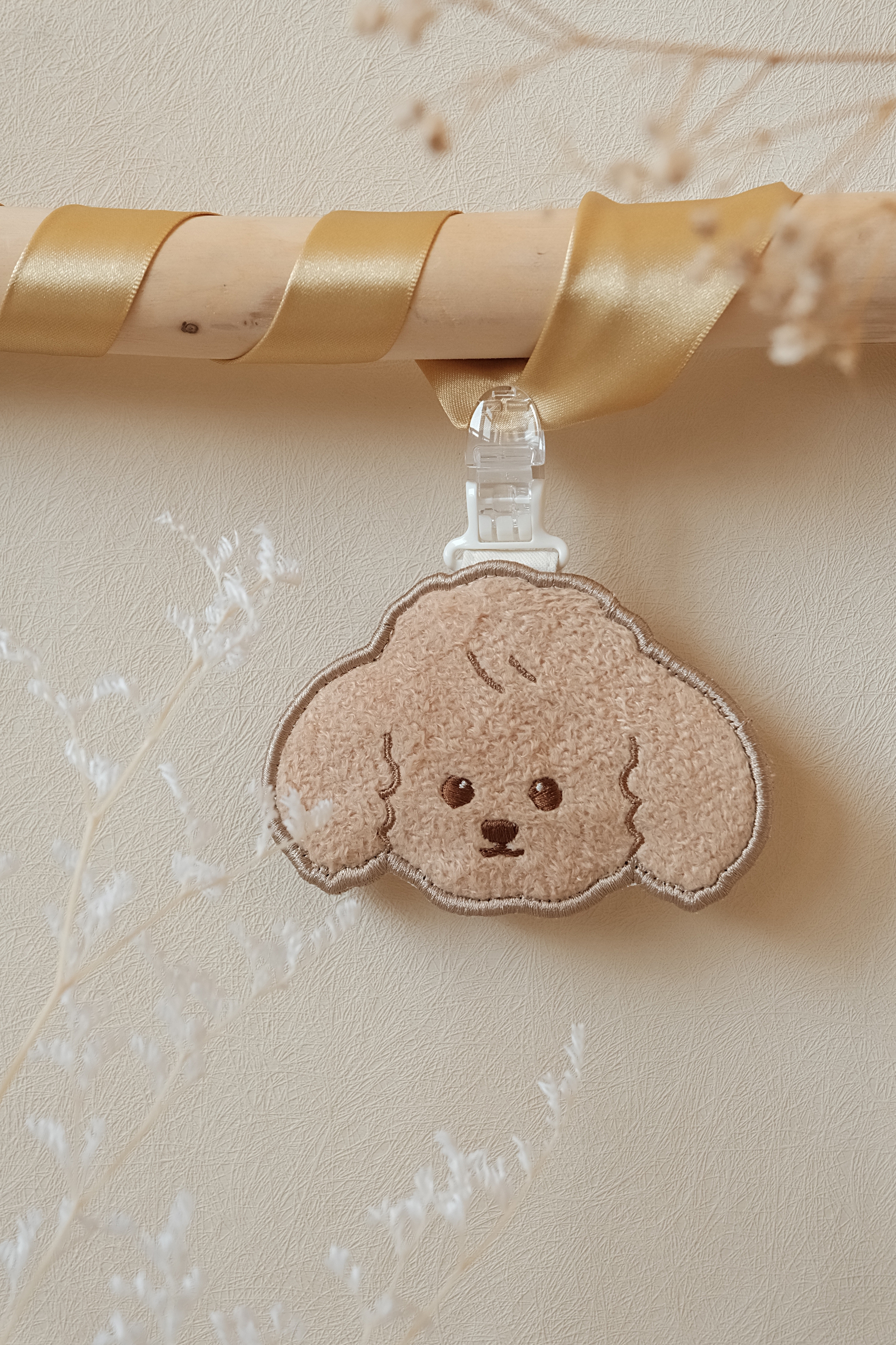 Hi Y.P store-刺繡平安符袋-獨家設計-汪汪貴賓