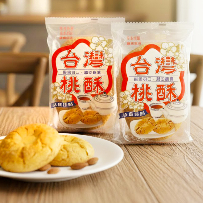 台灣 正福堂 桃酥 6片入 180g