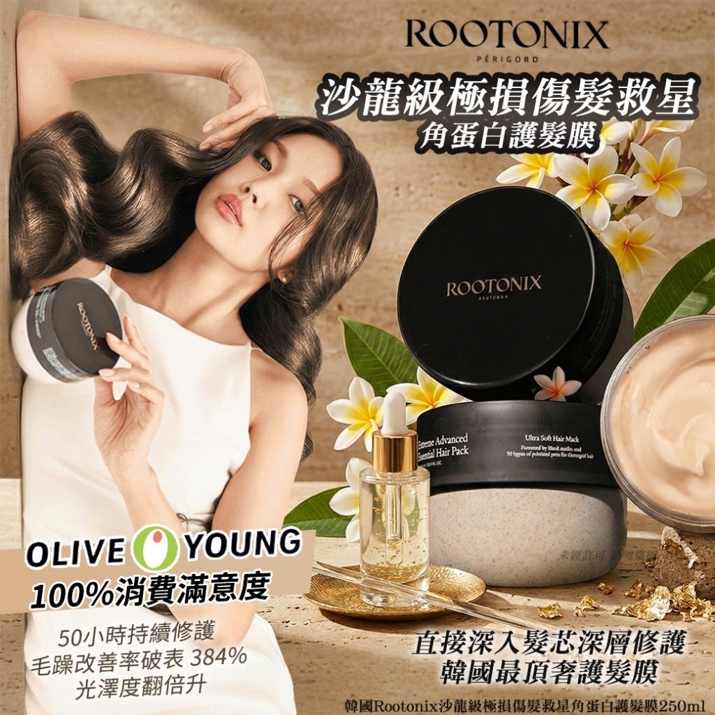韓國Rootonix沙龍級極損傷髮救星角蛋白護髮膜250ml