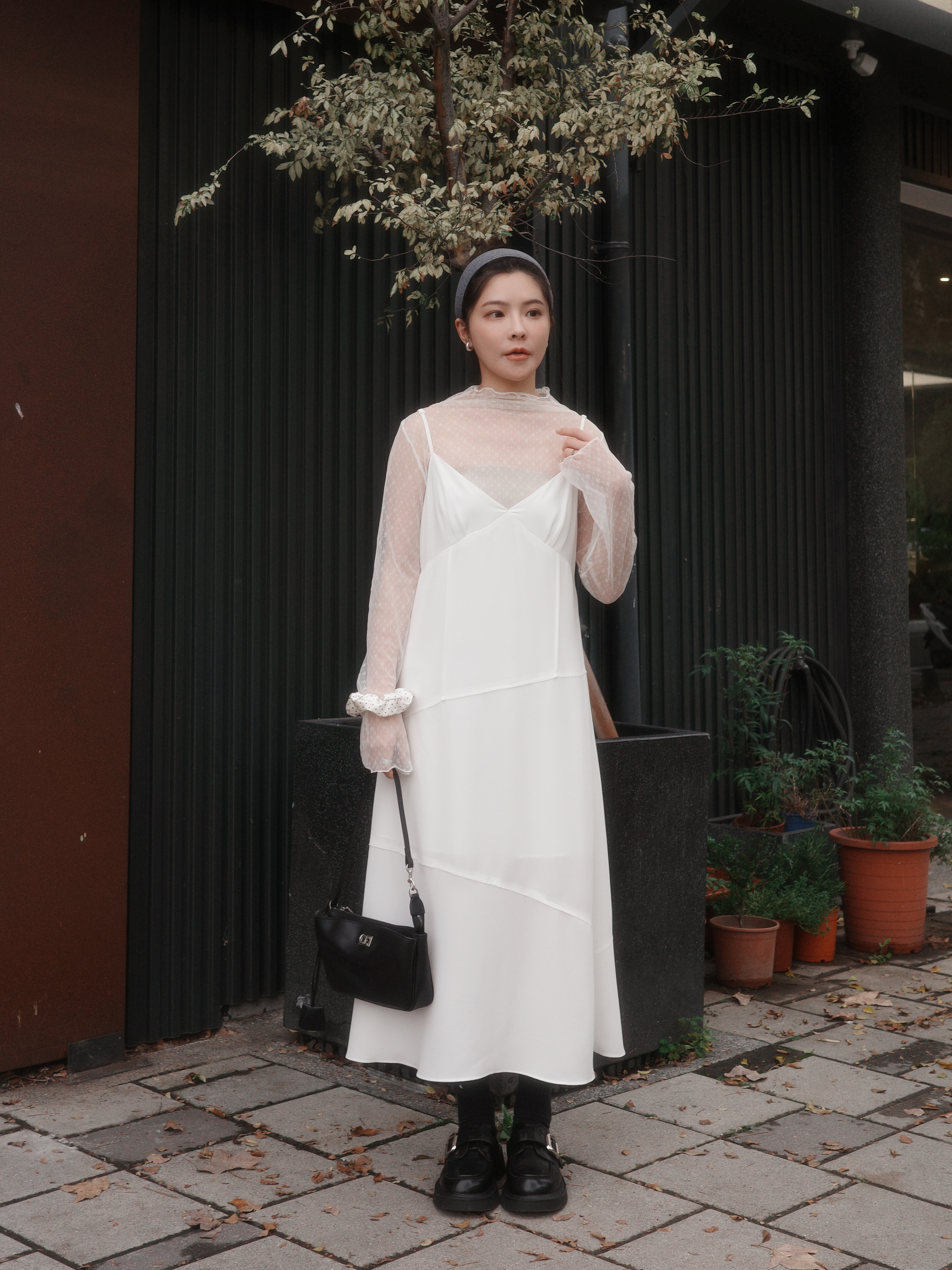 氣質飄逸仙仙雪紡長洋