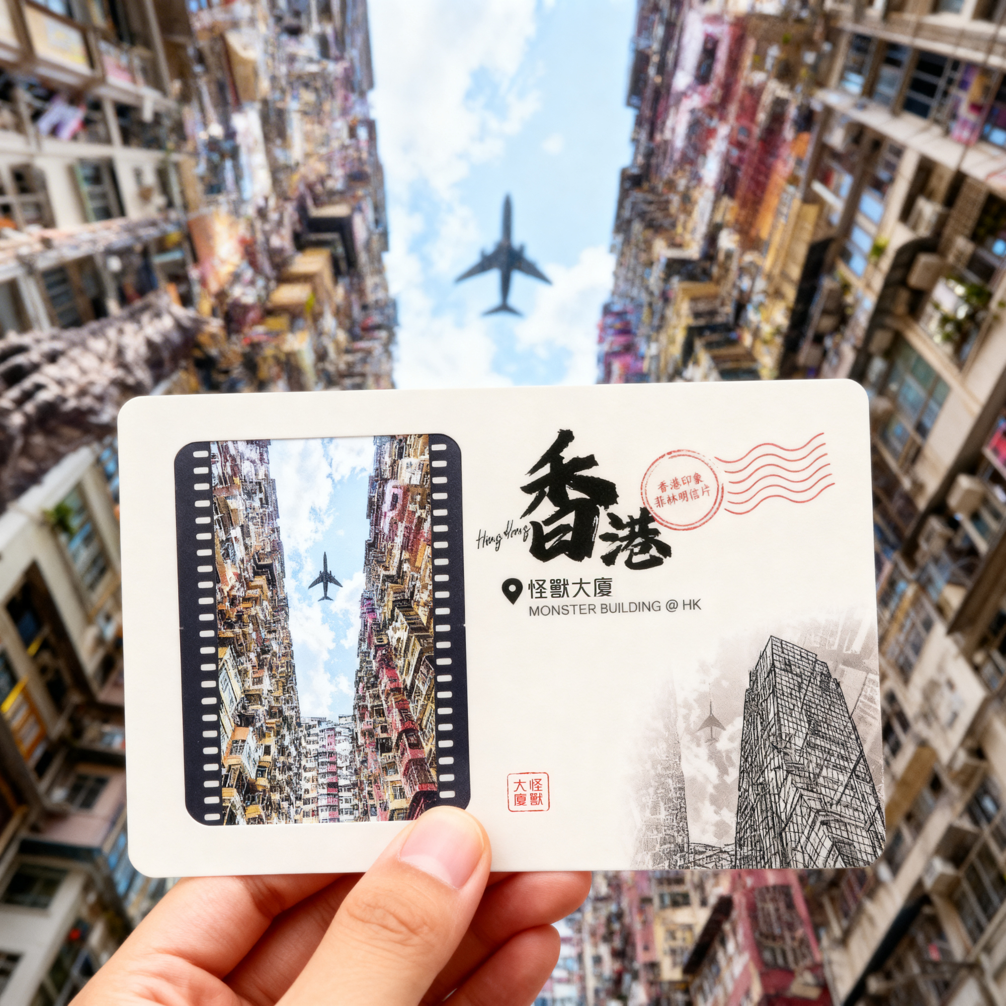 底片明信片 - 怪獸大廈