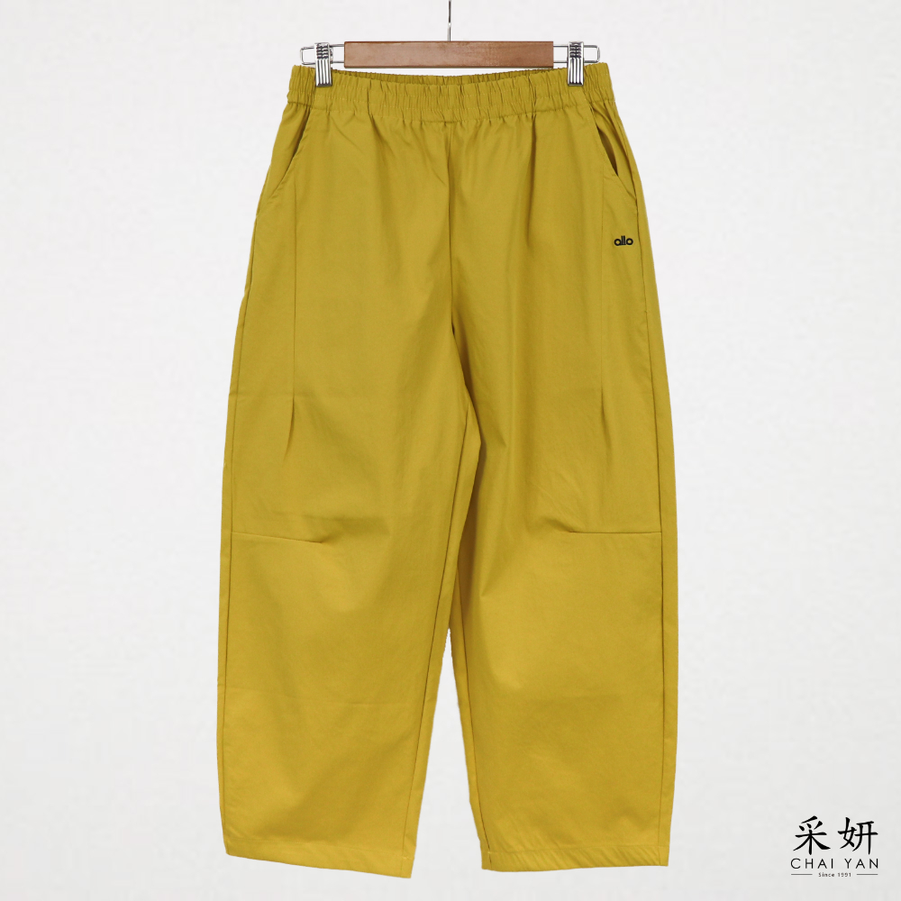 抗皺薄棉繭型休閒褲