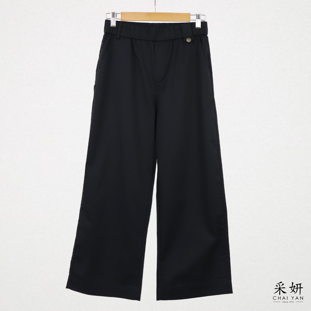 抗皺薄棉卡其直筒褲