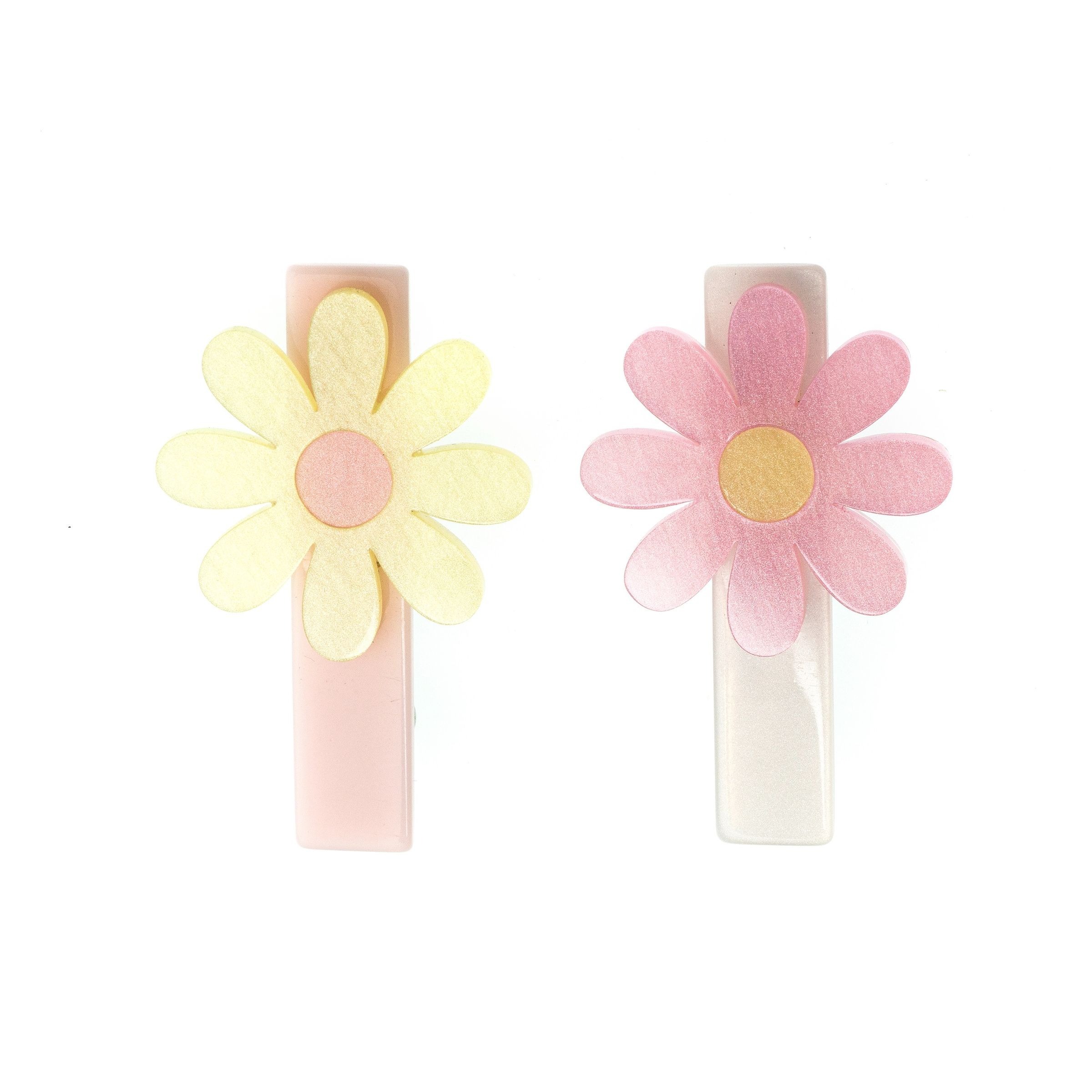 〖 Lilies & Roses 〗粉嫩小雛菊髮夾二入組