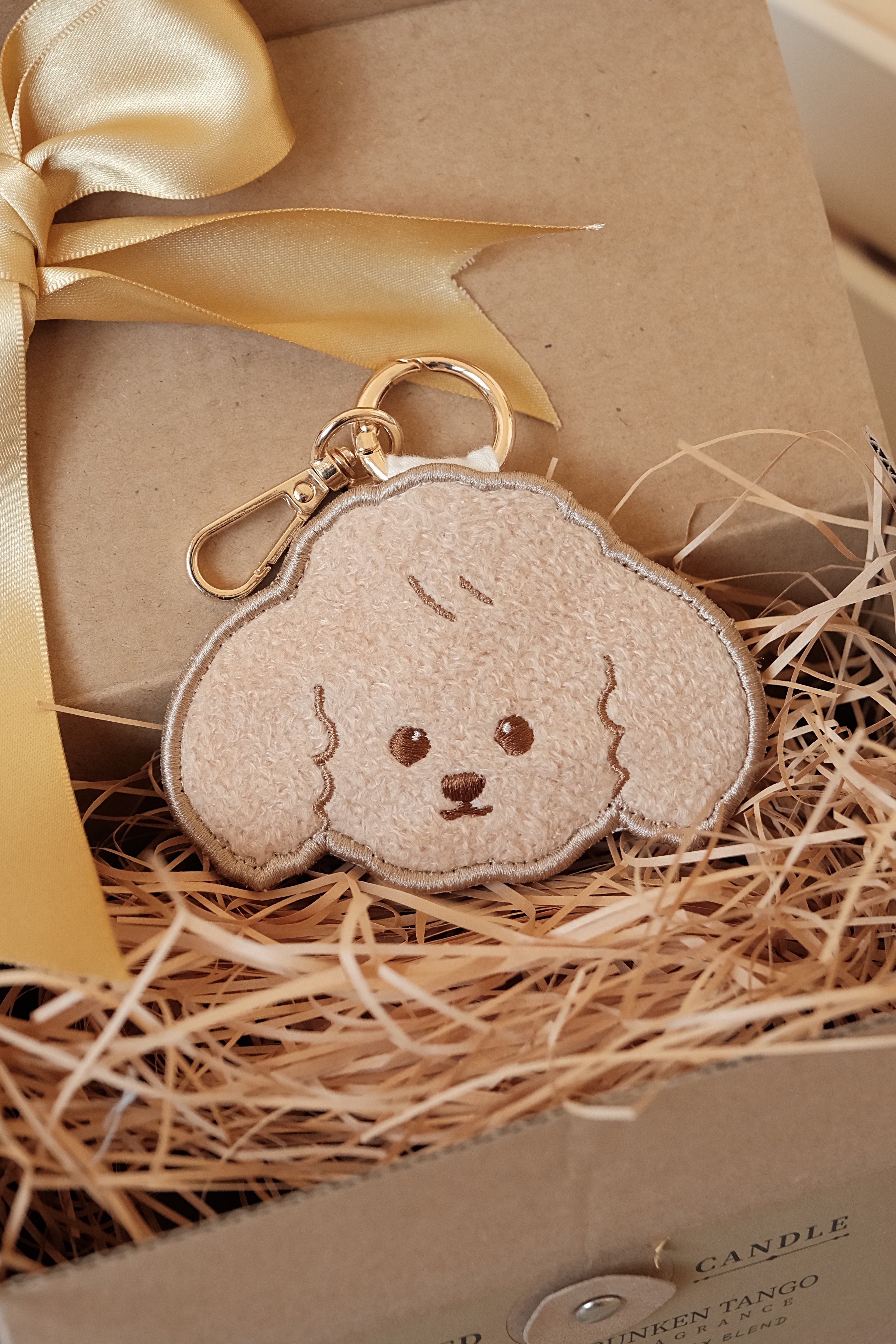 Hi Y.P store-刺繡鑰匙圈-獨家設計-汪汪貴賓