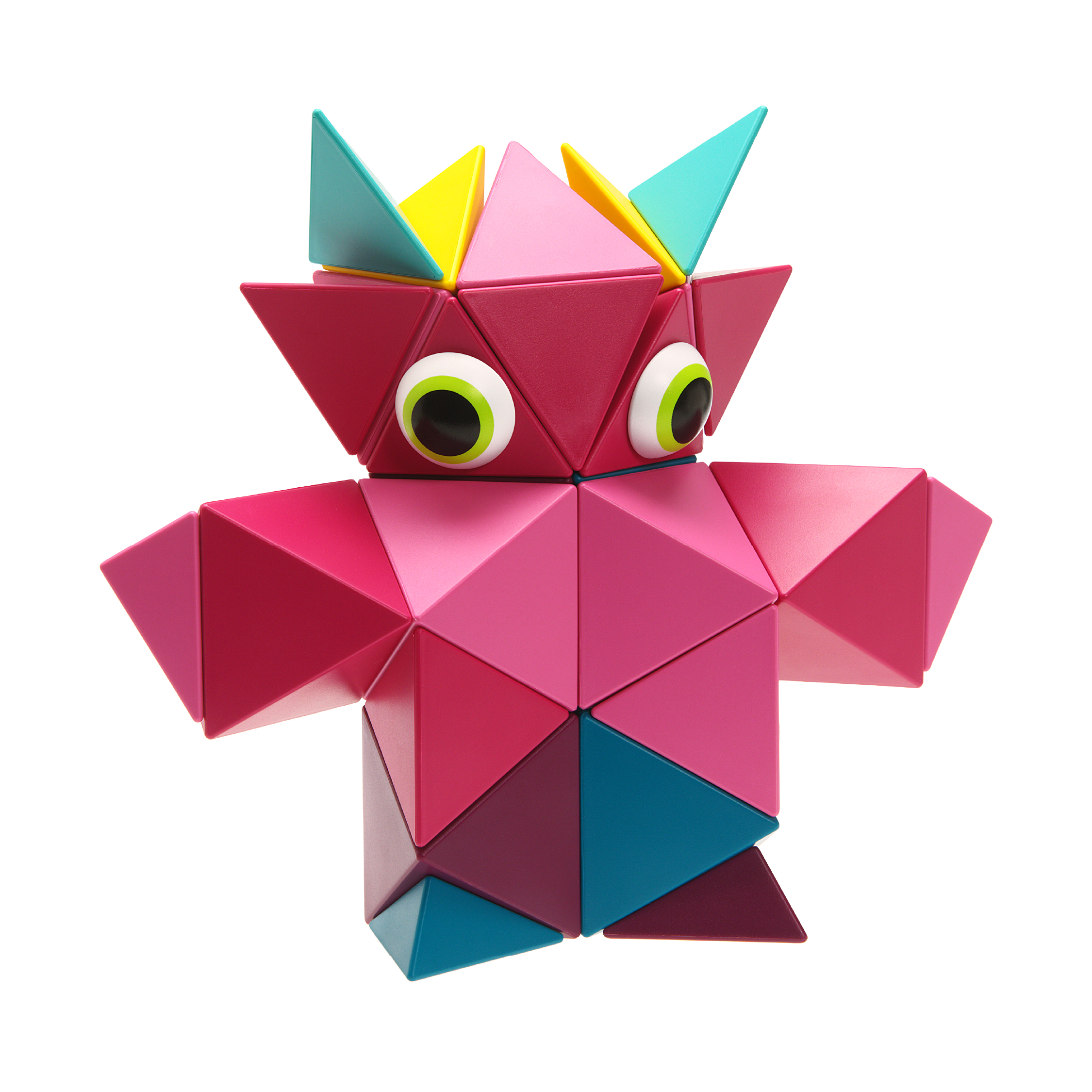 Trido 磁力積木 高階組 36PCS - 熾焰飛茫(Flamingo)