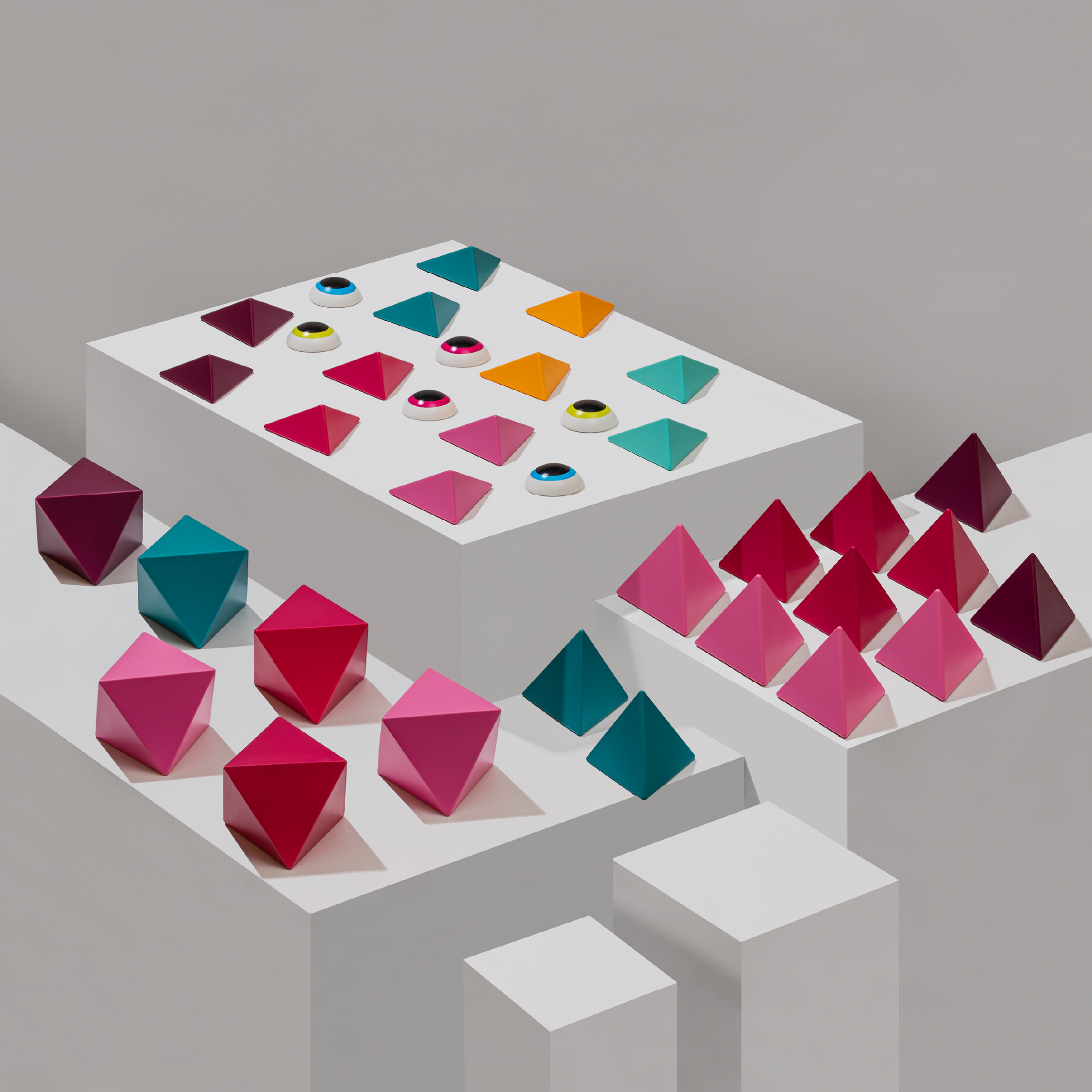 Trido 磁力積木 高階組 36PCS - 熾焰飛茫(Flamingo)