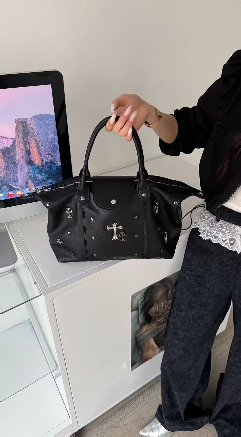 906【克羅心卯釘餃子包】