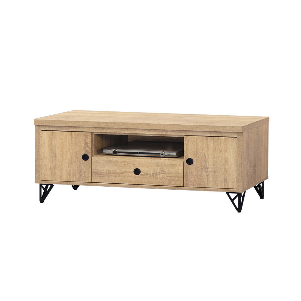 柏蒂家居-曼特斯4尺二門一抽電視櫃/長櫃/視聽櫃