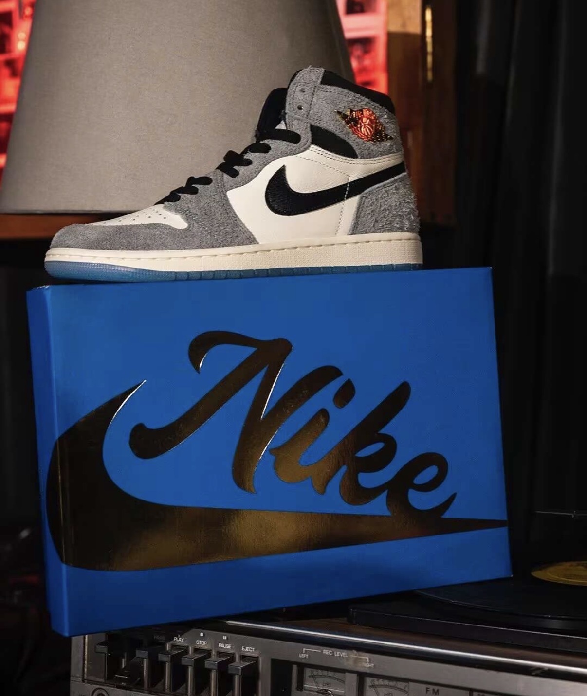 男鞋 NIKE AIR JORDAN 1 RETRO HIGH OG 'All-Star' 黑白灰 冰底 麂皮 皮革 星星 高筒 休閒鞋【DZ5485-003】AJ1