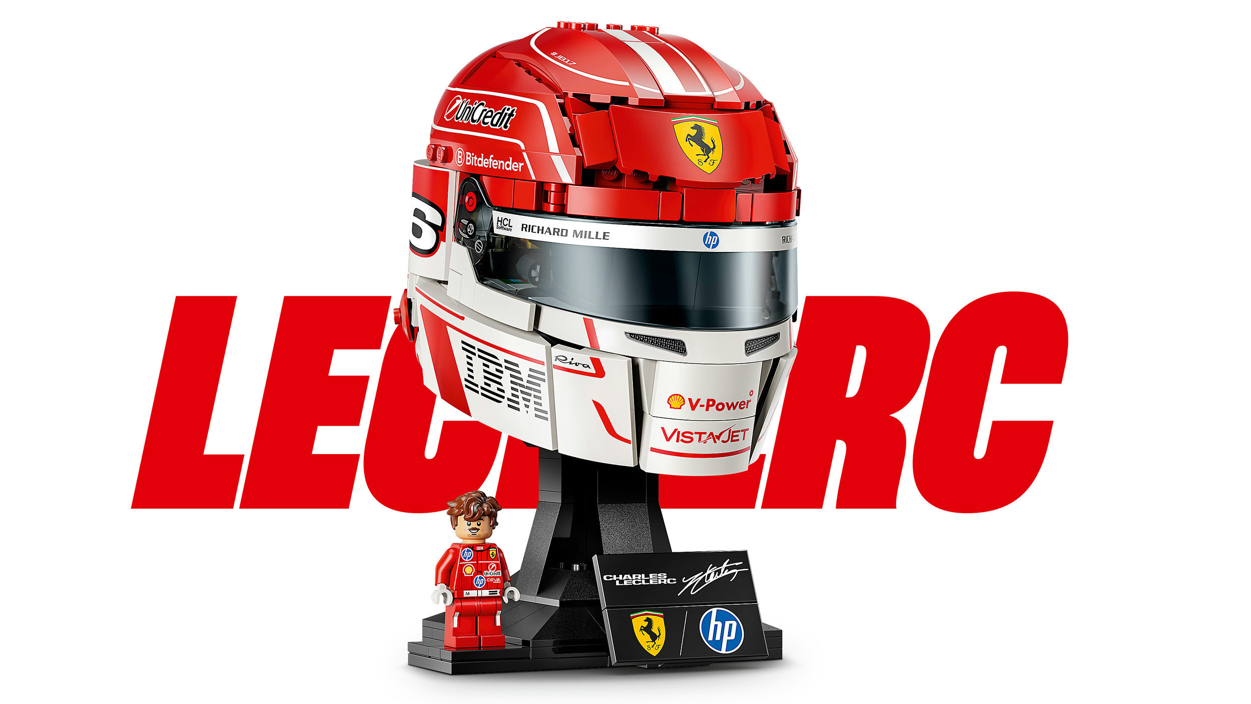 43014 Scuderia Ferrari HP Charles Leclerc 頭盔