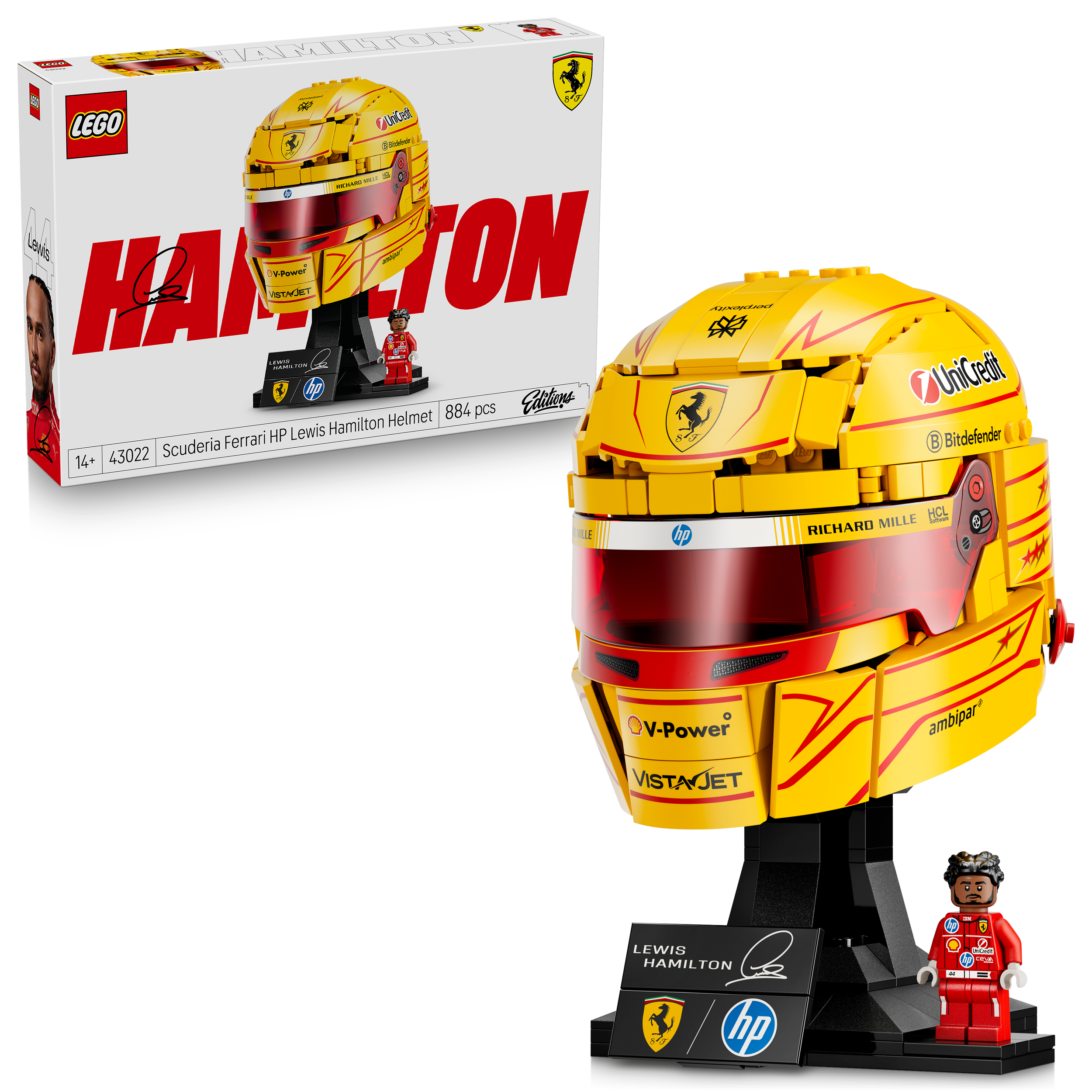 43022 Scuderia Ferrari HP Lewis Hamilton 頭盔