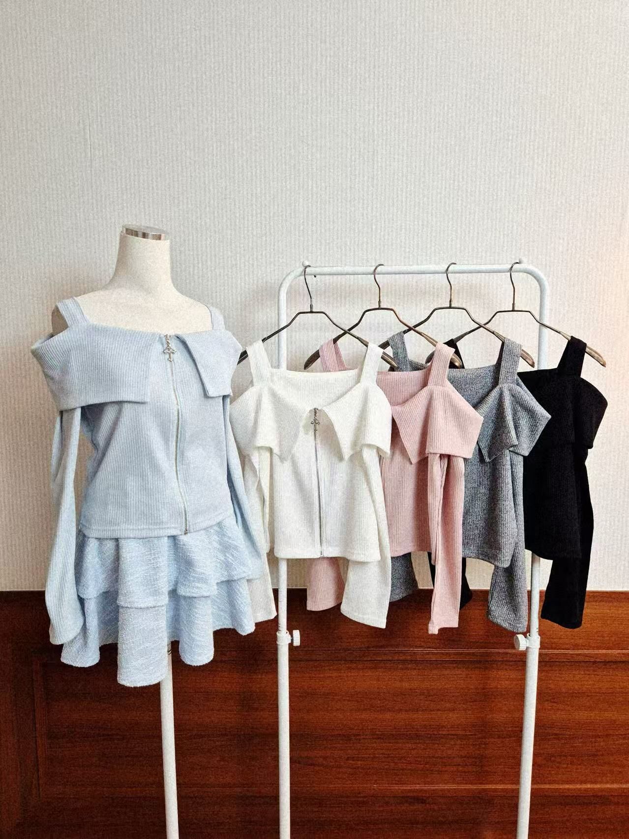 個性一點露肩上衣(15094)