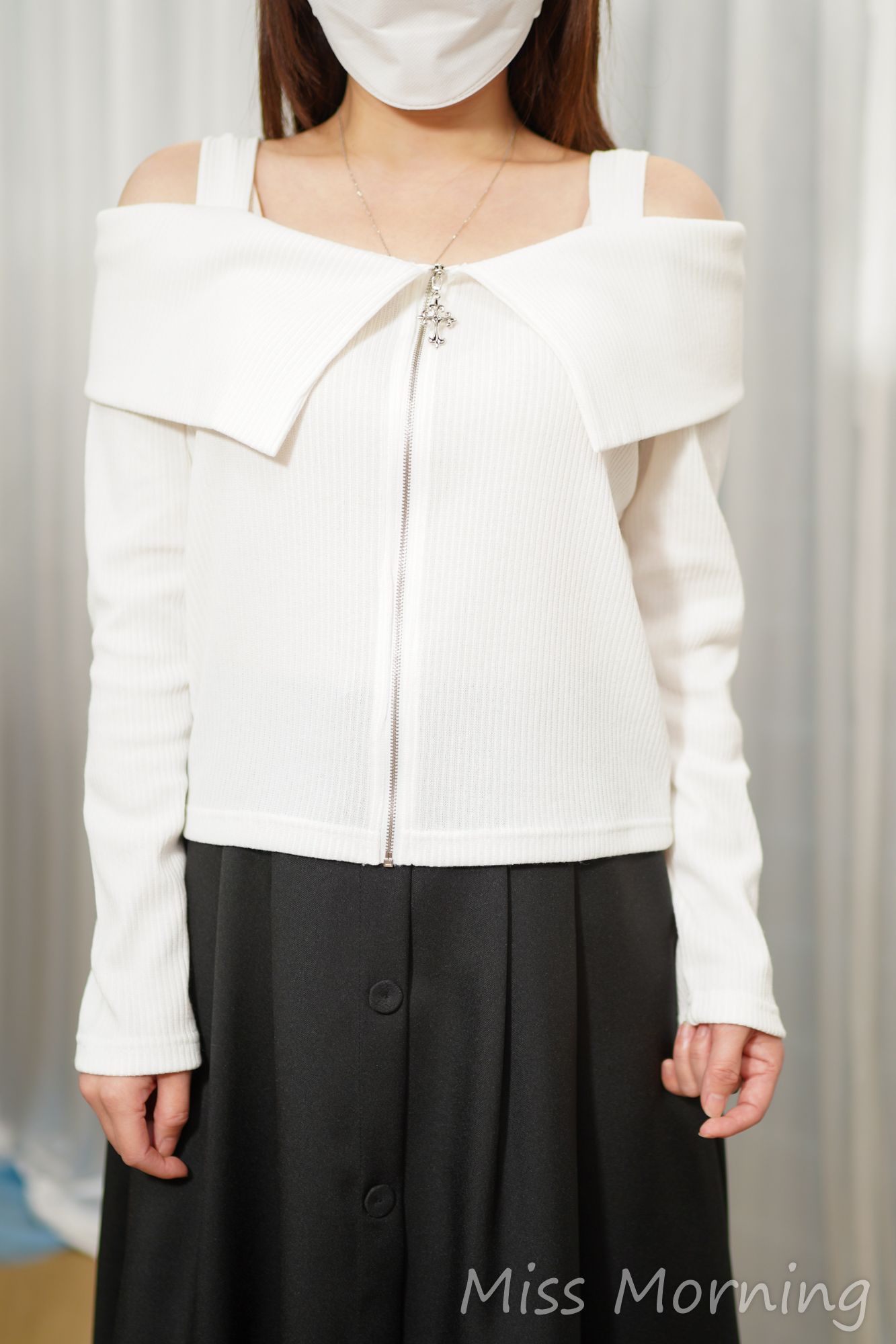 個性一點露肩上衣(15094)