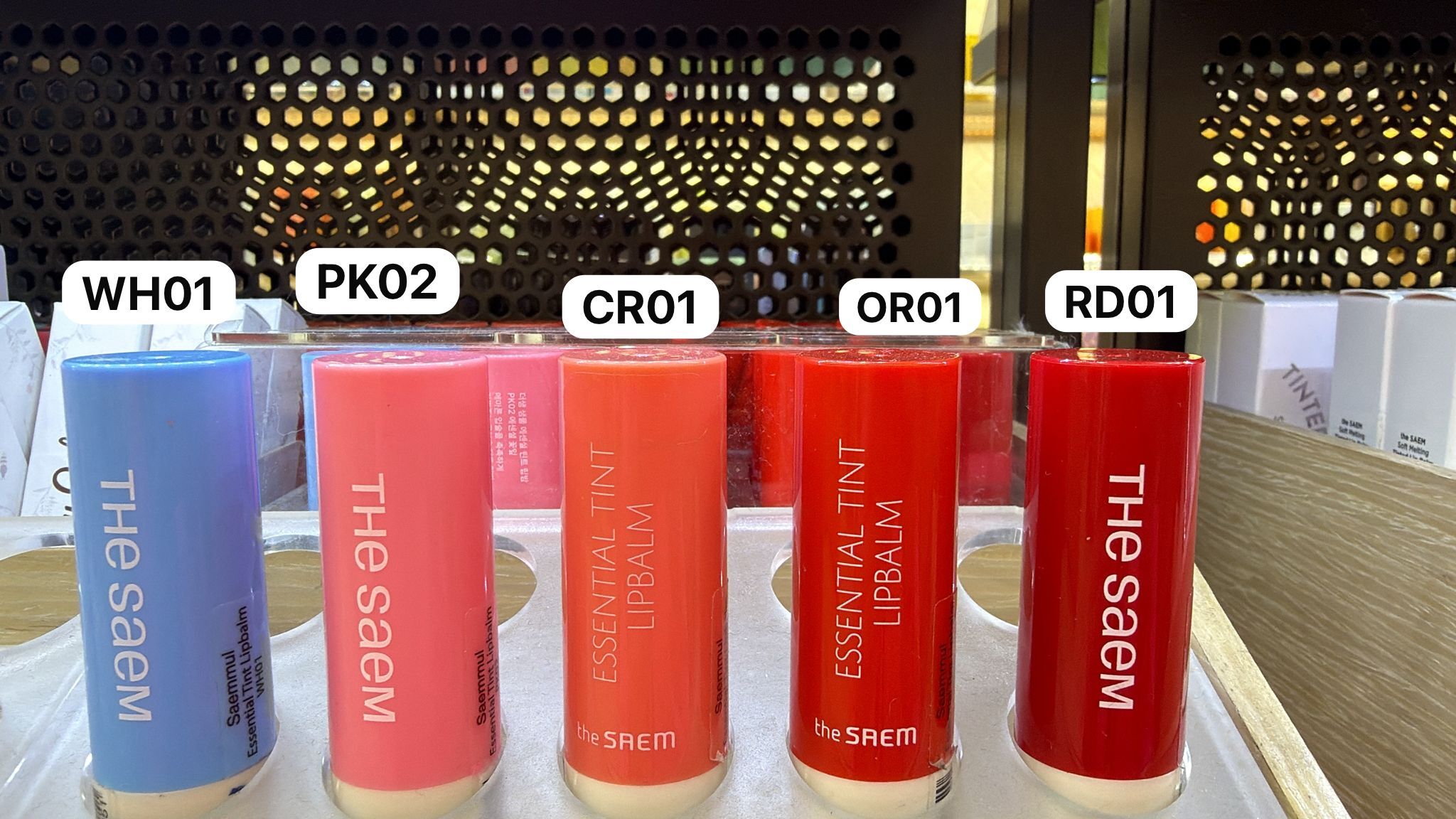 The Saem-ESSENTIAL TINT LIPBALM 保濕滋潤修護潤唇膏