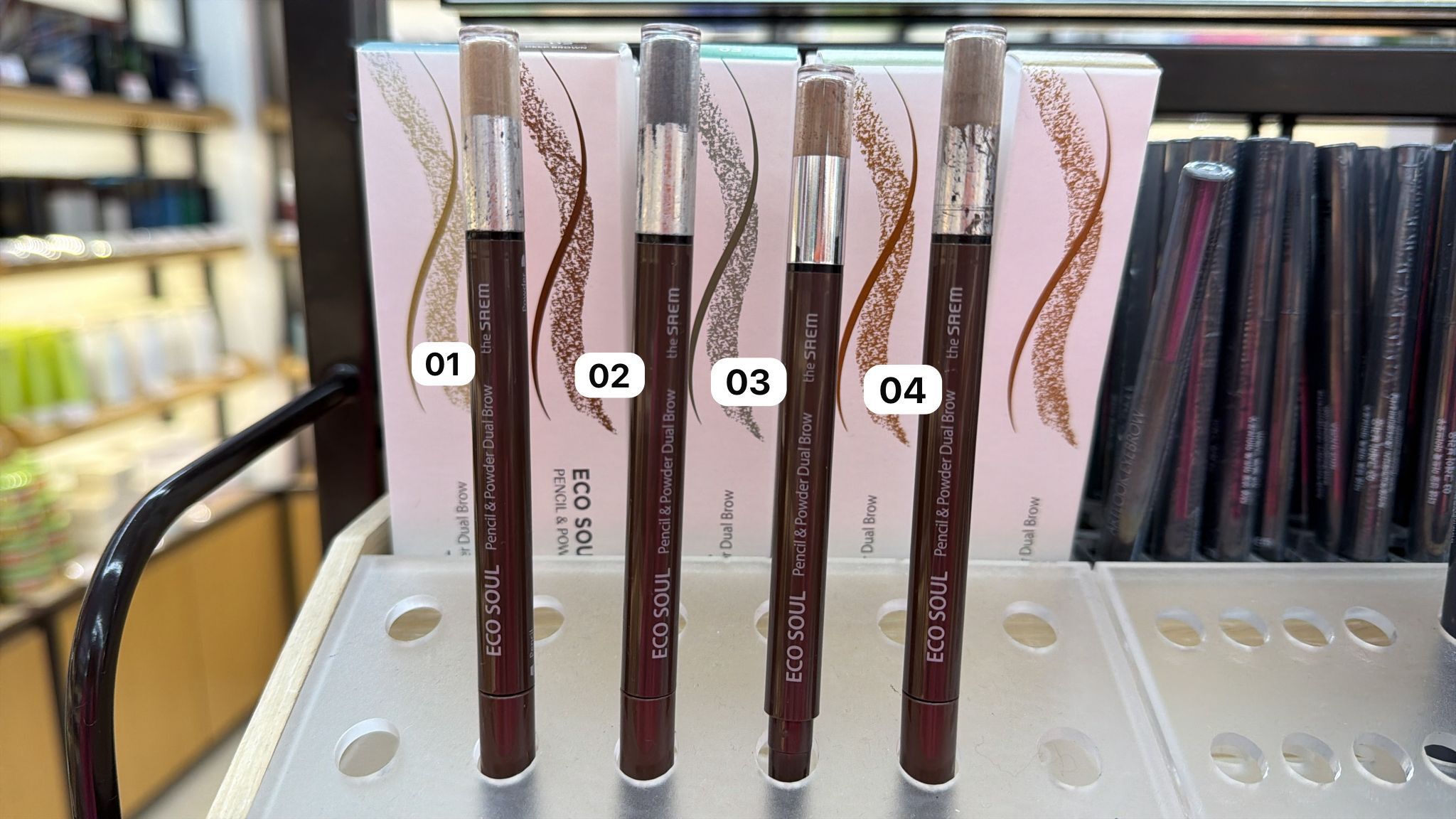 The Saem 二合一的眉筆與眉粉 ECO SOUL Pencil&Powder Dual Brow
