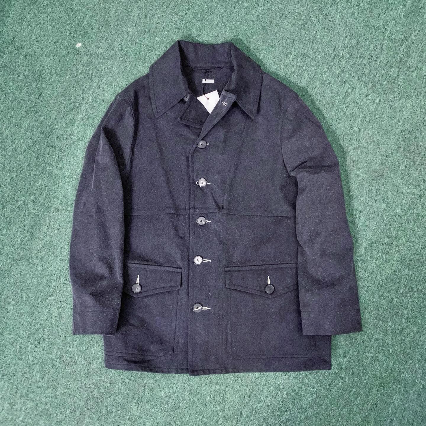 LAST SALE: A.PRESSE U.S.ARMY MACKINAW COAT (COTTON/SILK) - D.NAVY SIZE 3 PRE ORDER ITEM (預訂中)
