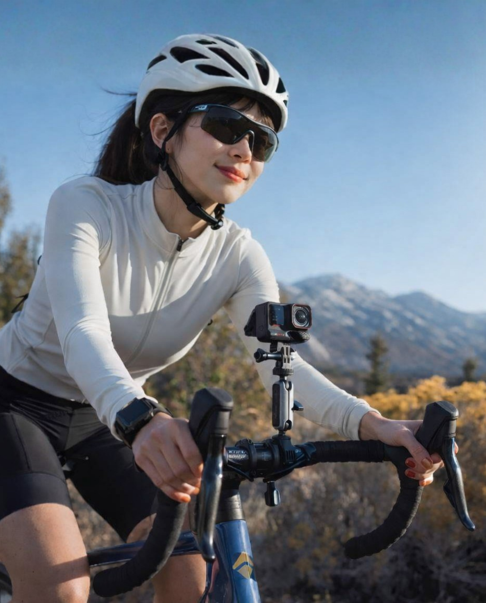 [春夏限定] Insta360 Ace Pro 2 單車騎行套裝｜車管夾POV穩拍組 單次租借（需預約排單）