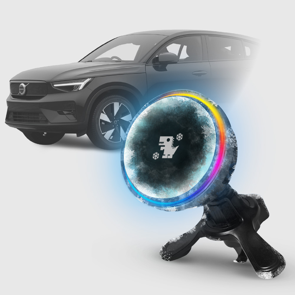 VOLVO EC40 系列｜XILLA黑鏡冰核智充手機架