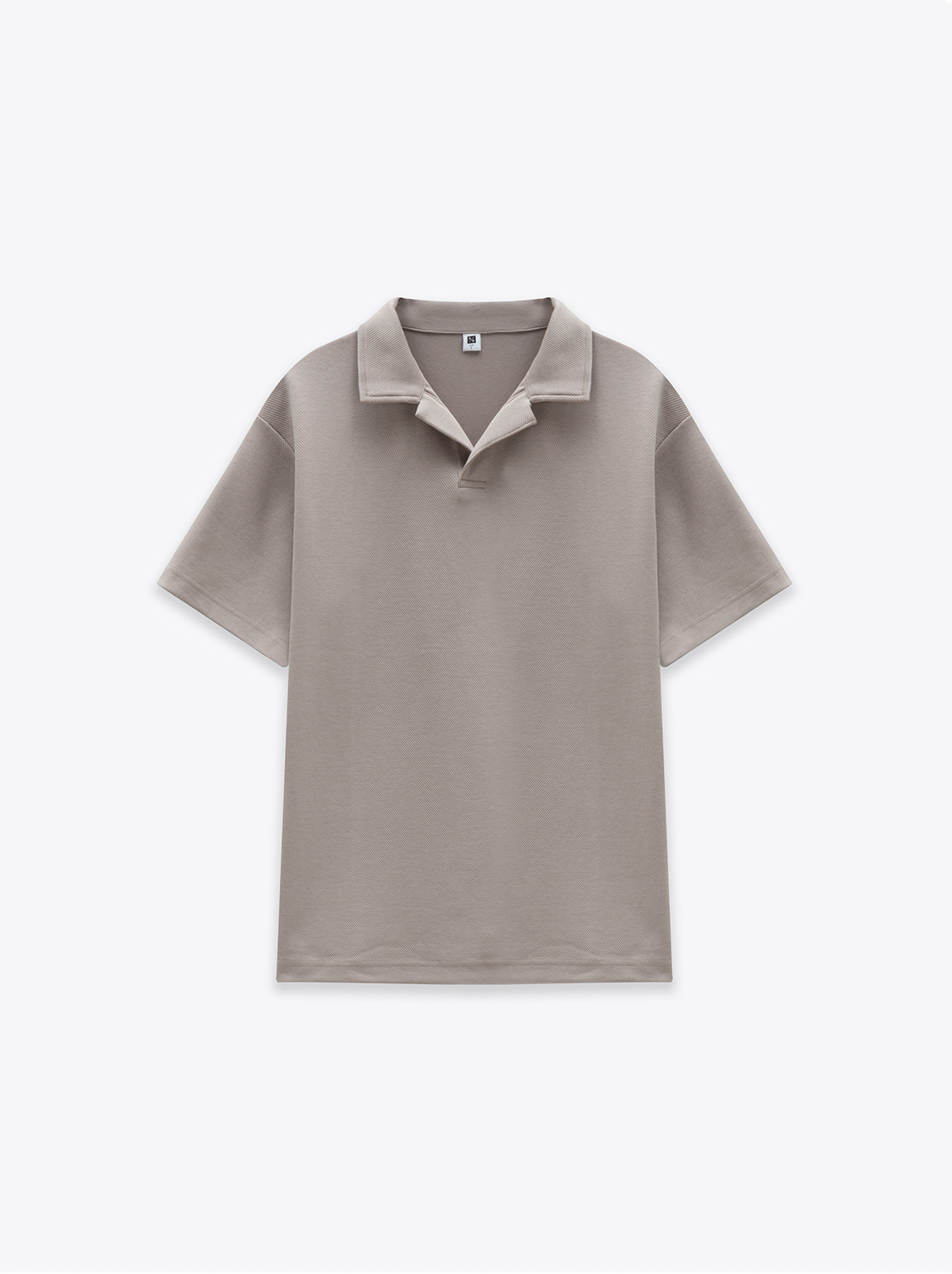 【期間限定】高質感斜紋紋理開襟翻領上衣