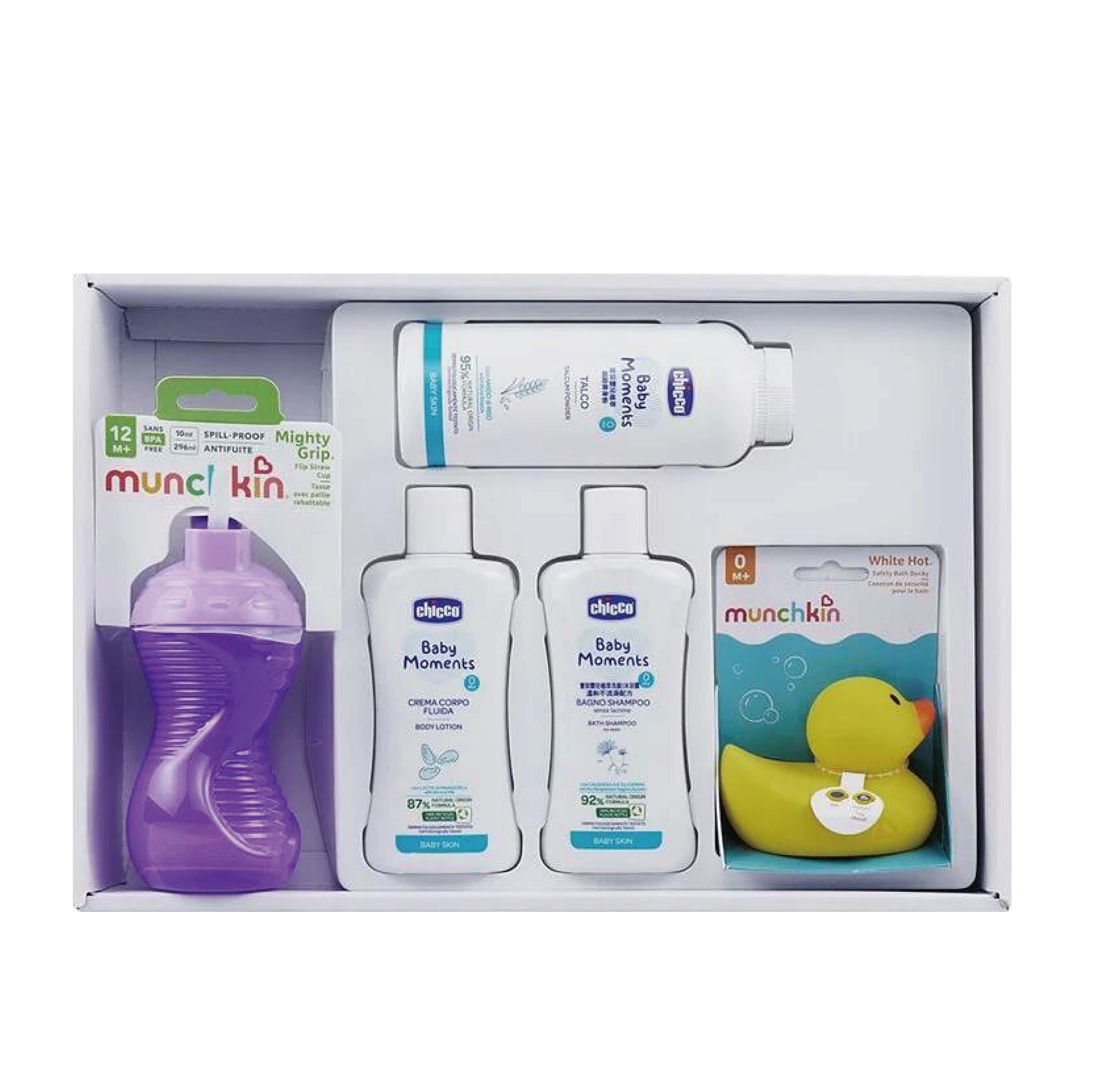 Chicco 寶貝嬰兒植萃歡樂沐浴全效質感禮盒